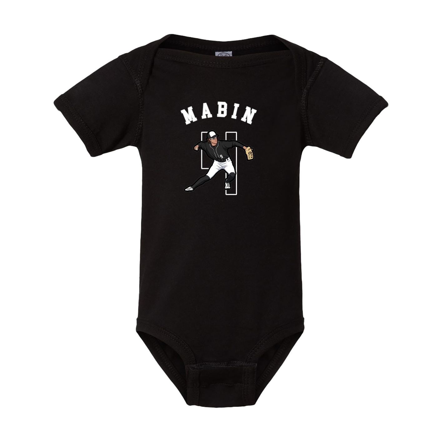 Baby Onesie — Shirsey Arch in Black
