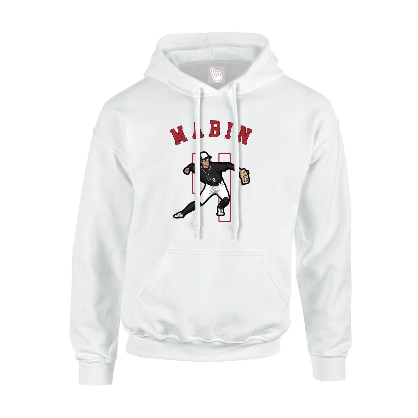 Youth Hoodie — Shirsey Arch in White
