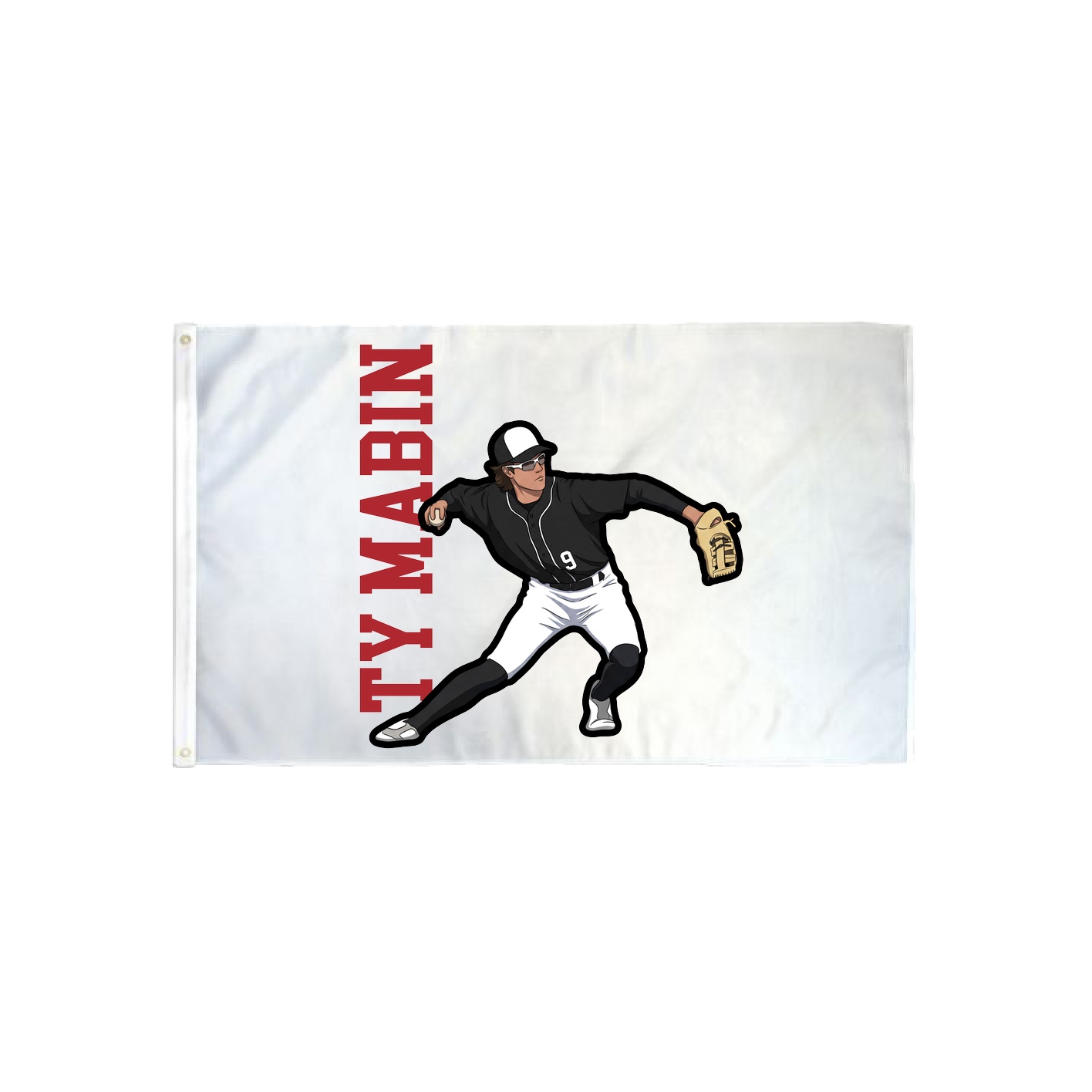 3x5 Flag — Name Vertical in Classic