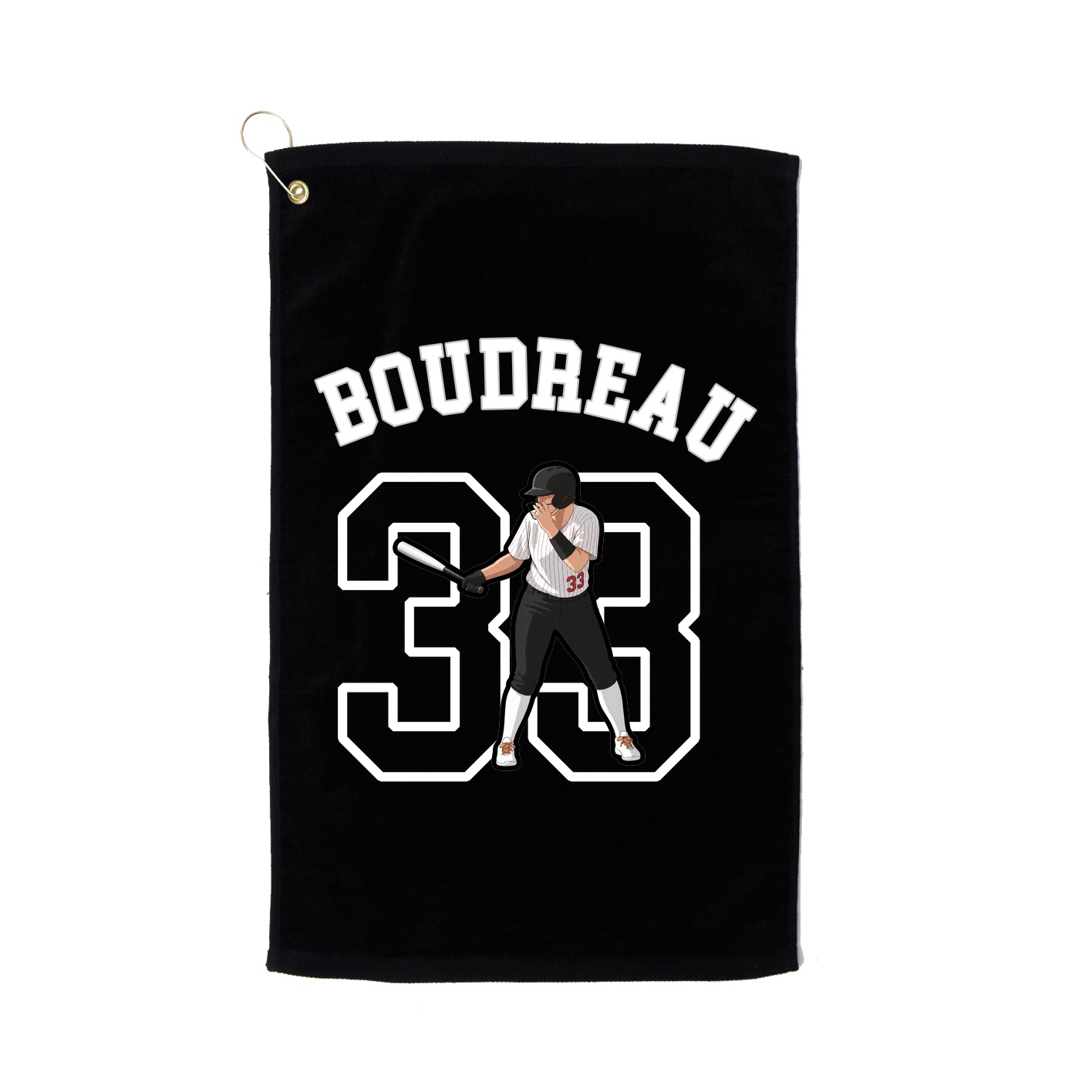 Golf Towel — Shirsey Arch in Black