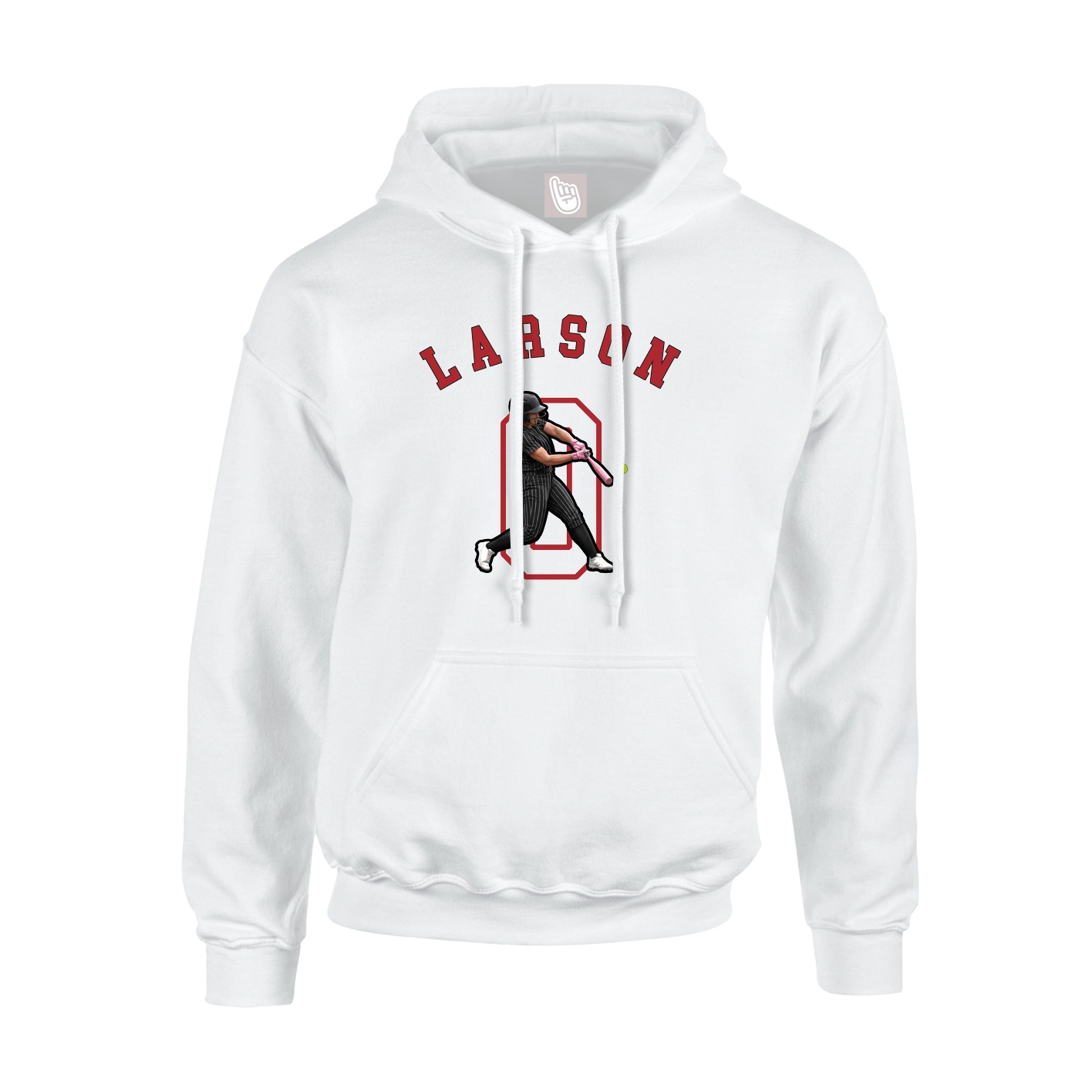 Hoodie — Shirsey Arch in White