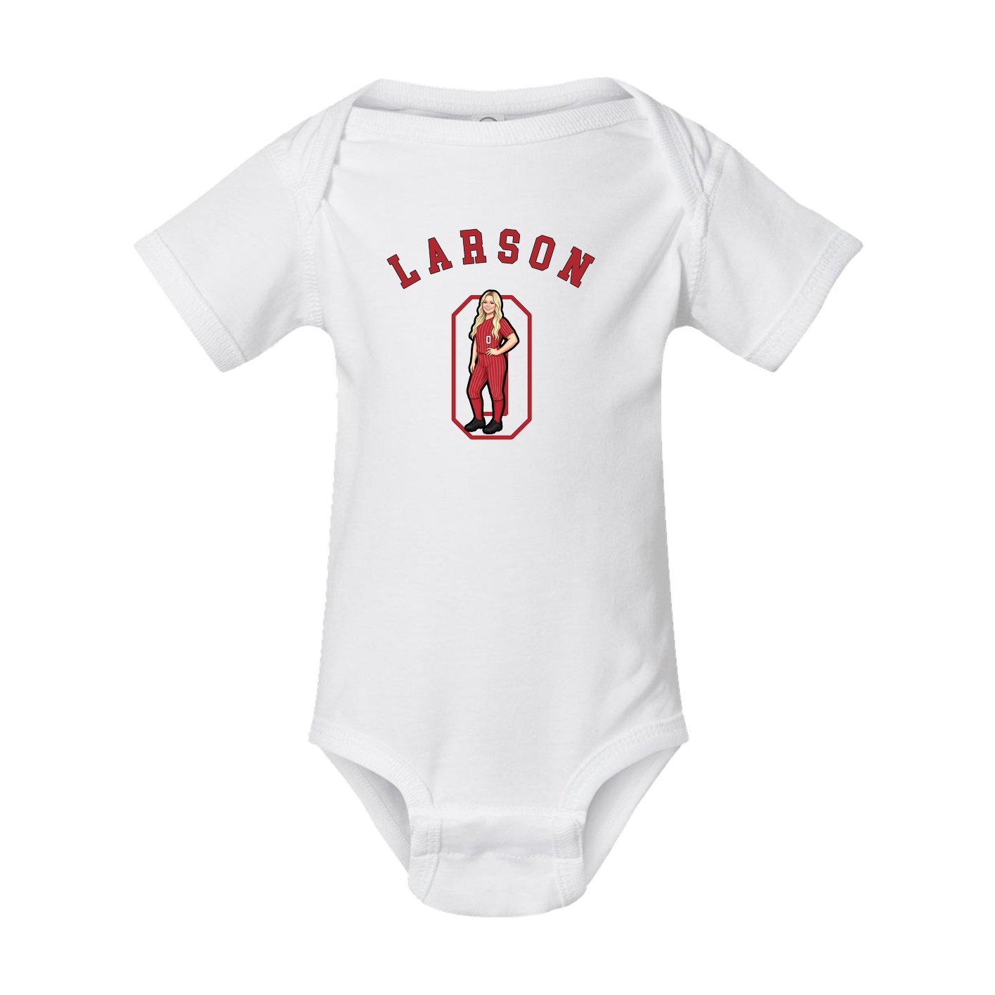 Baby Onesie — Shirsey Arch in White