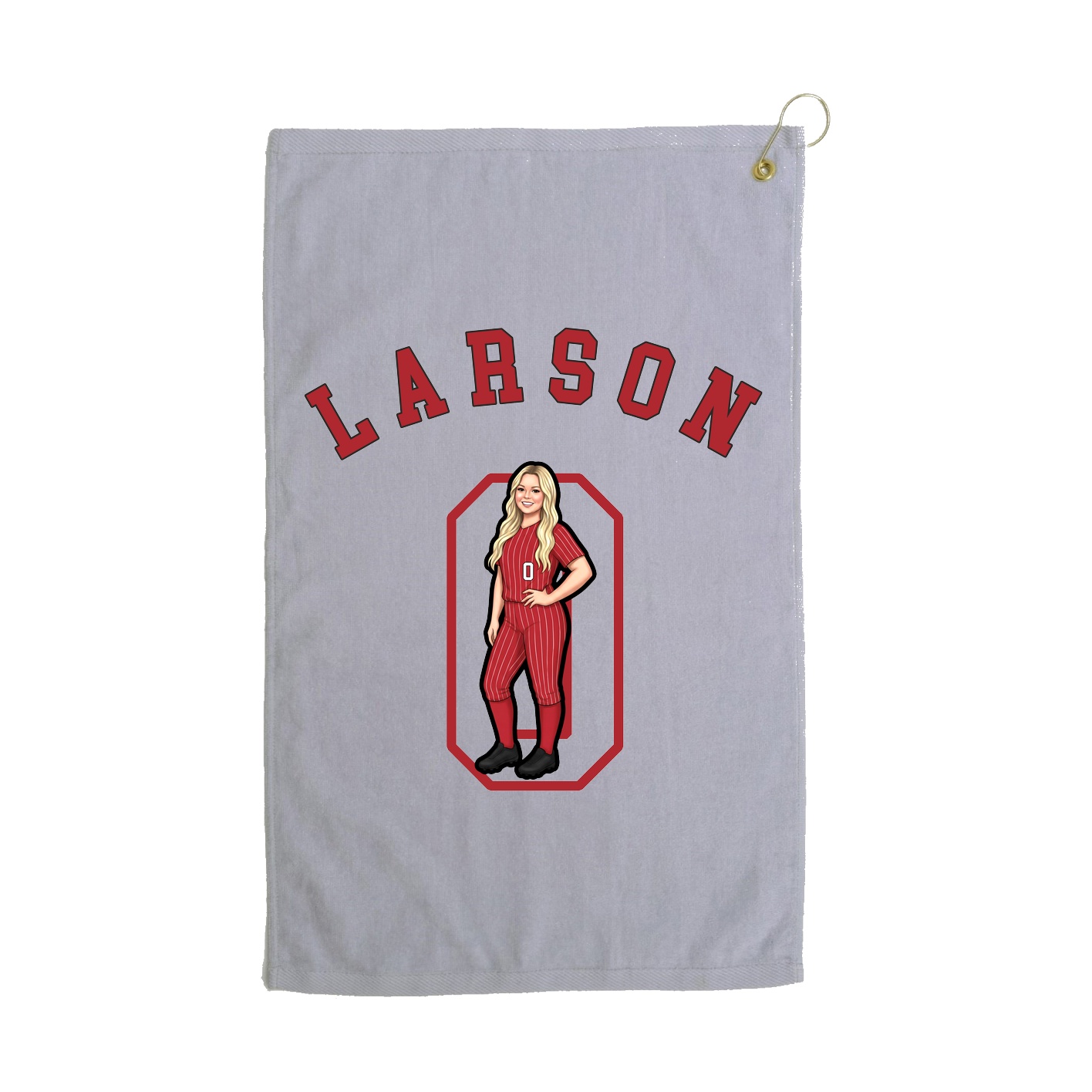Golf Towel — Shirsey Arch in Grey