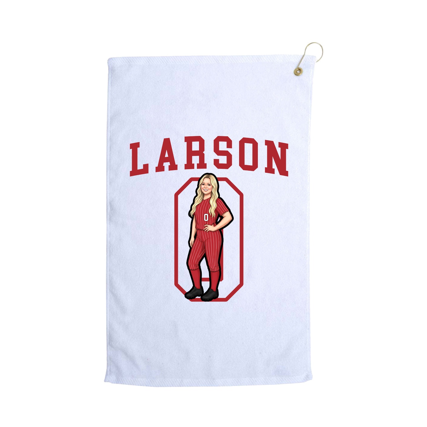 Golf Towel — Shirsey in White