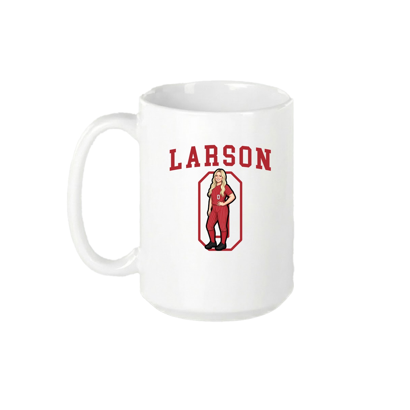 15oz Coffee Mug — Shirsey in White