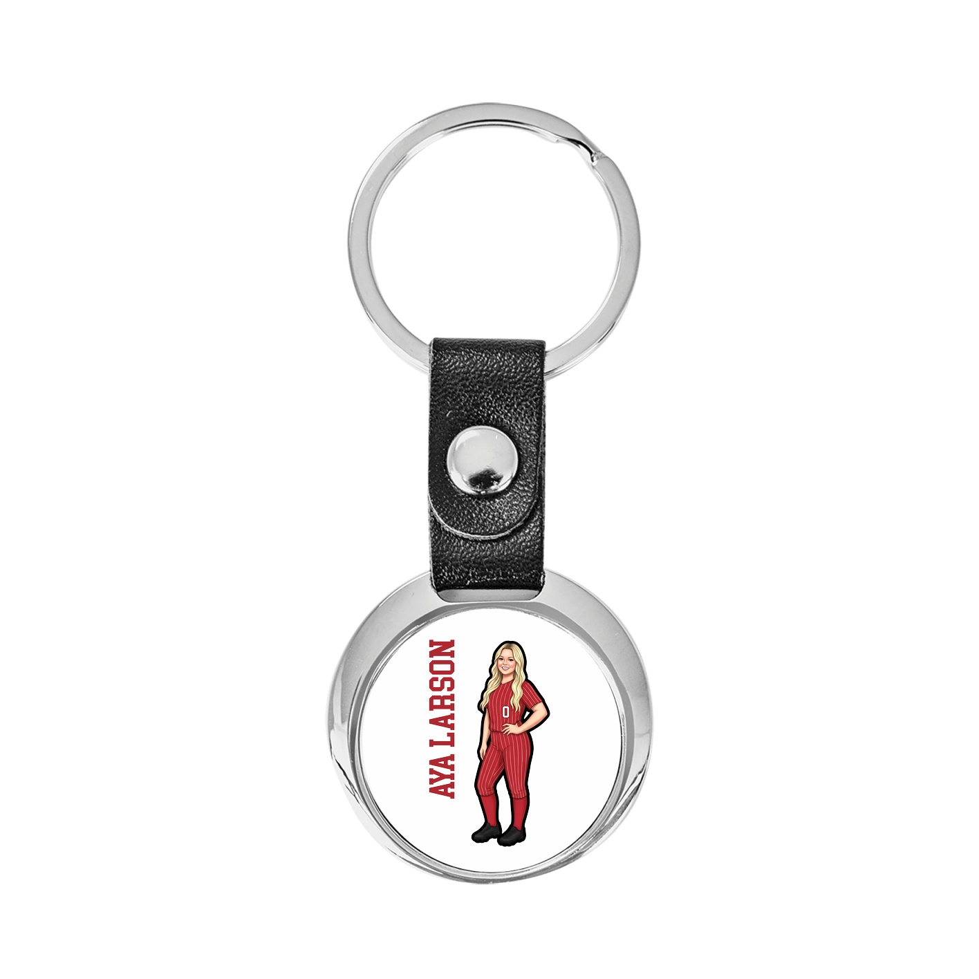 Key Chain — Name Vertical in Classic