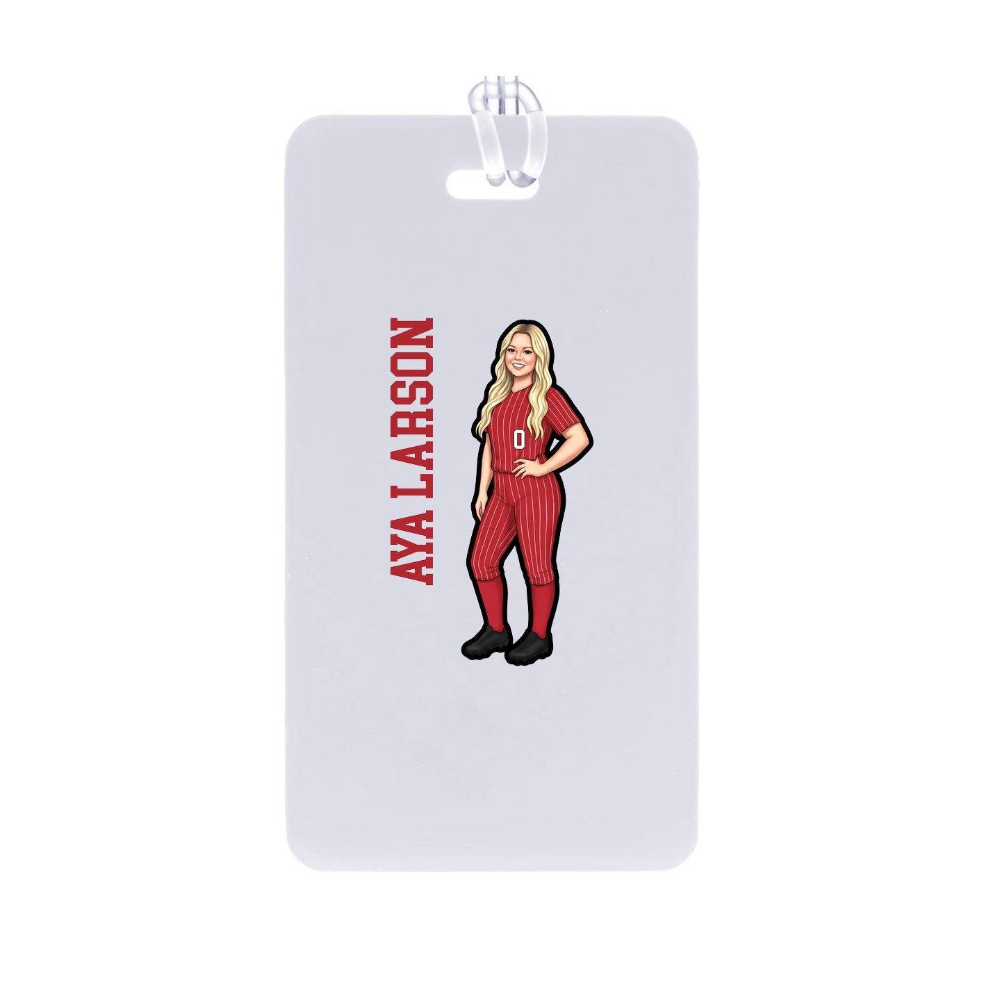 Bag Tag — Name Vertical in Classic