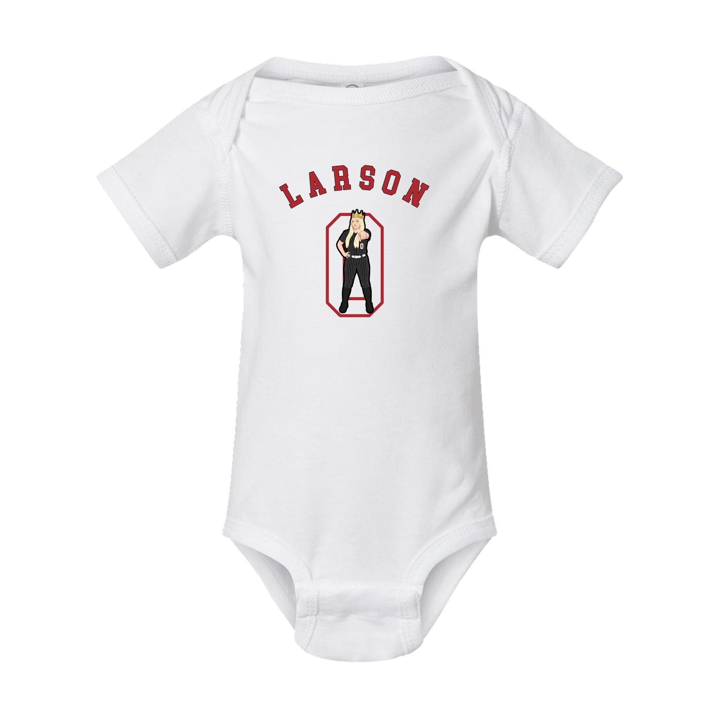 Baby Onesie — Shirsey Arch in White