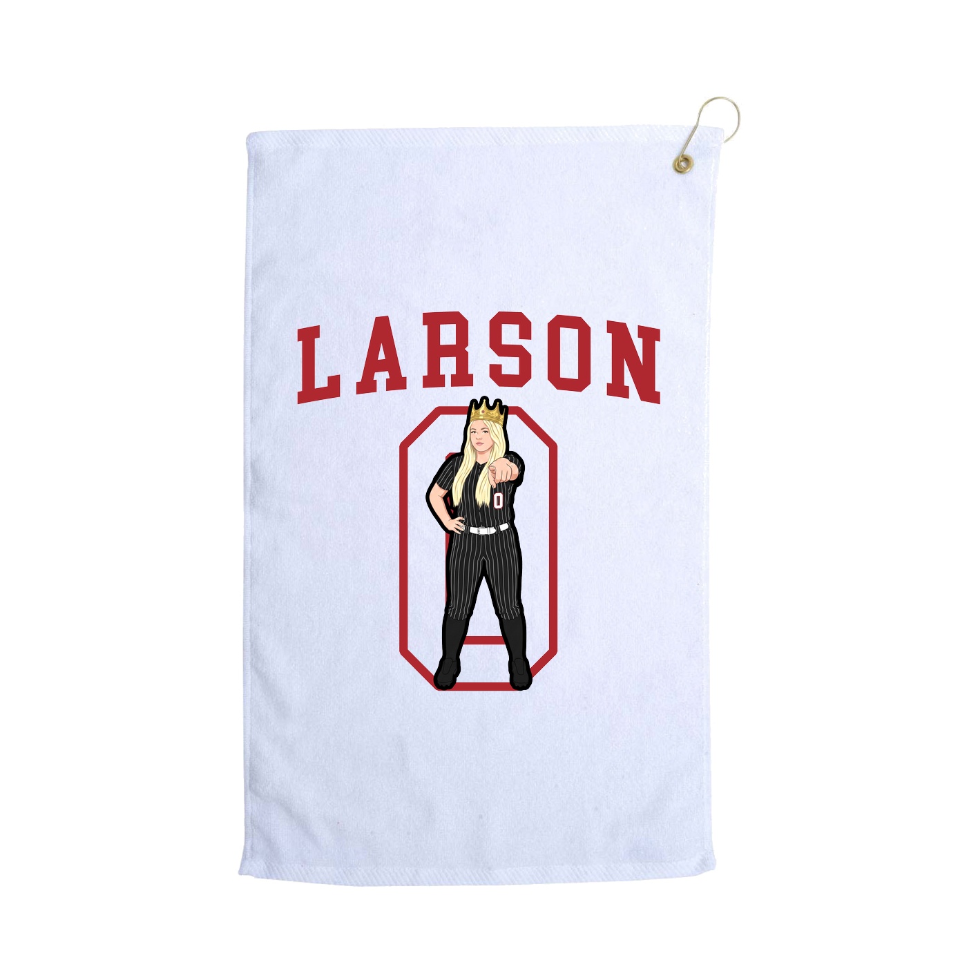Golf Towel — Shirsey in White