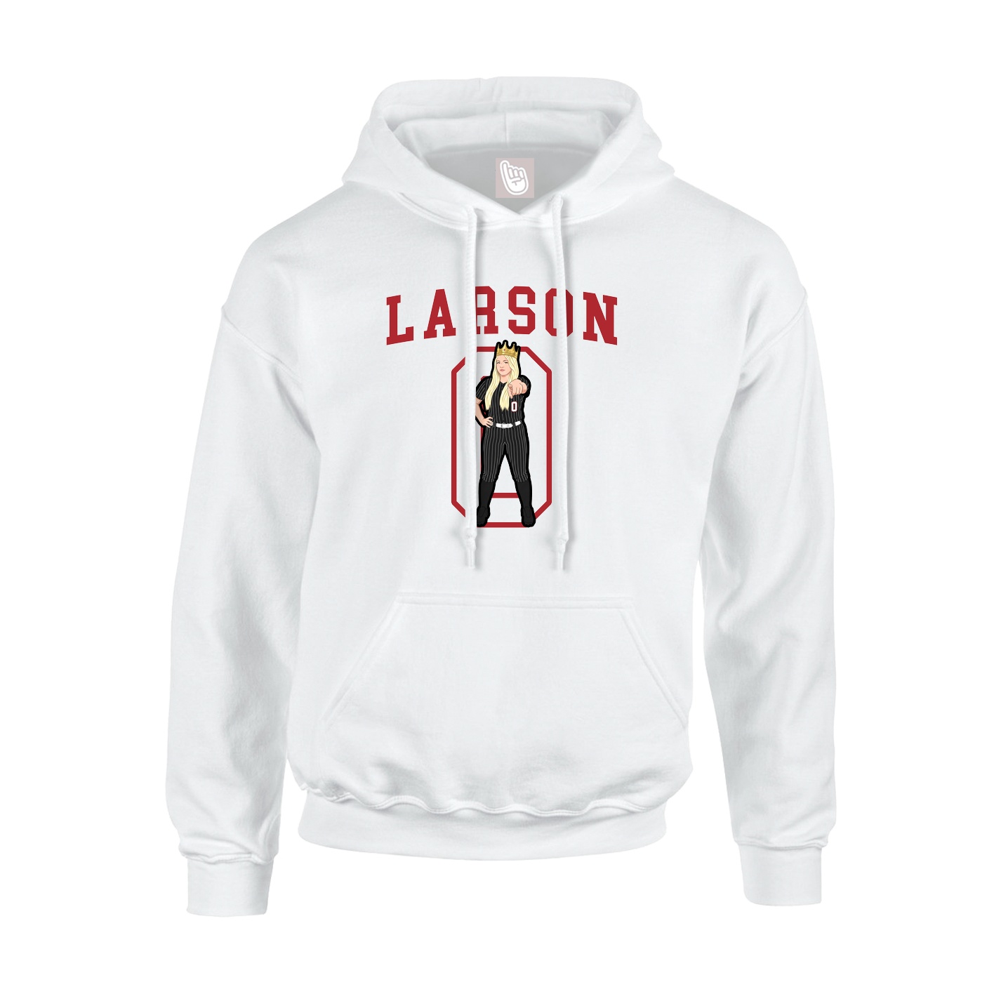 Youth Hoodie — Shirsey in White