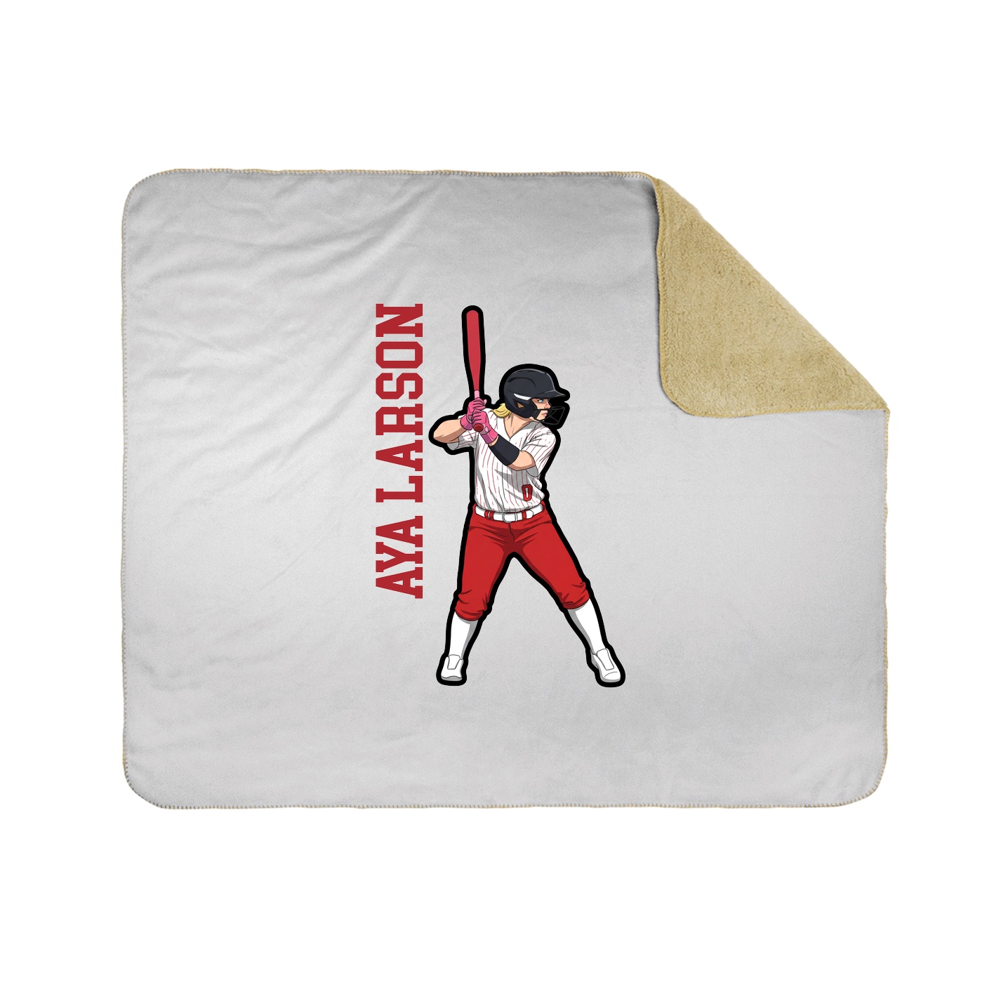 50x60 Sherpa Lined Throw Blanket