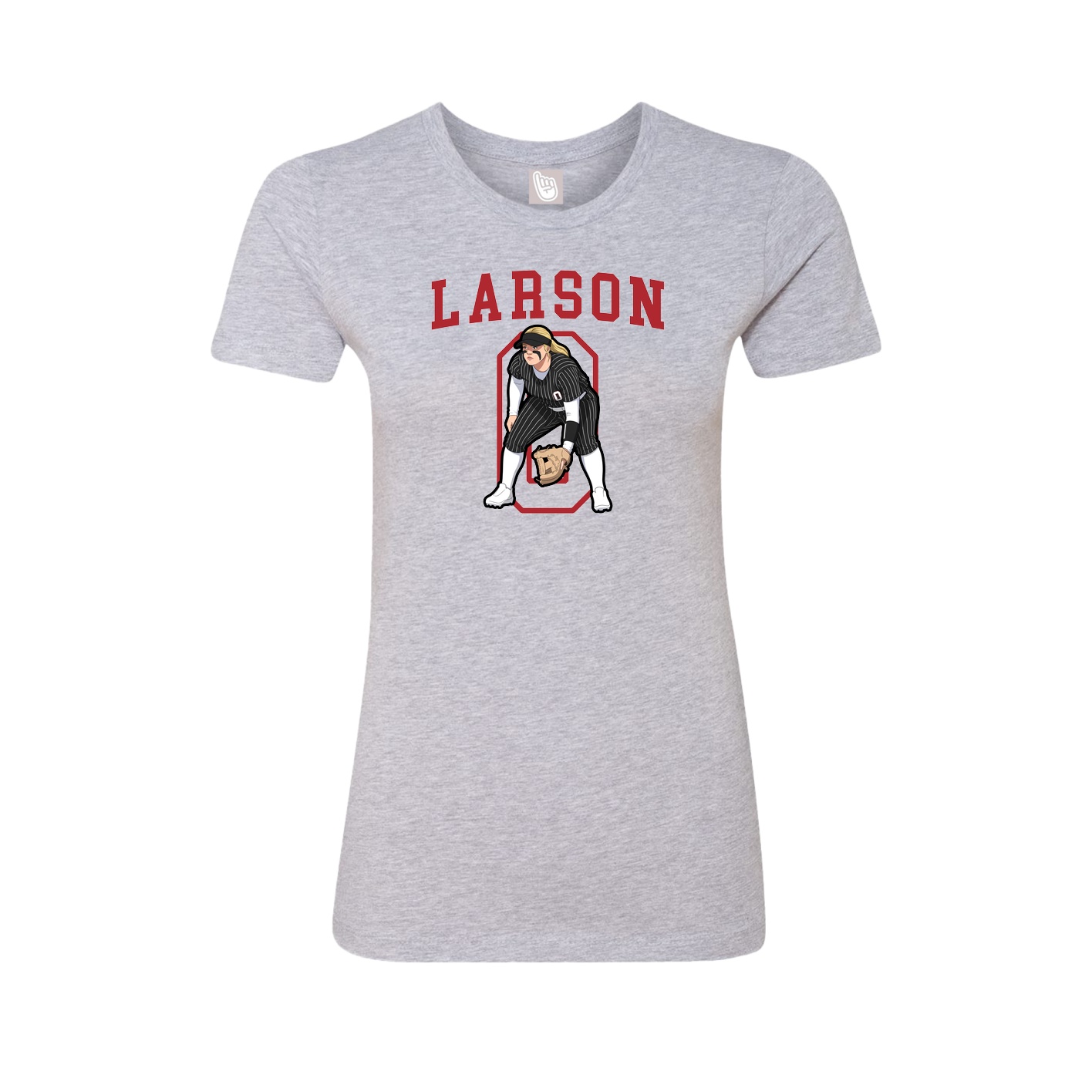 Fitted Women's Tee — Shirsey in Grey