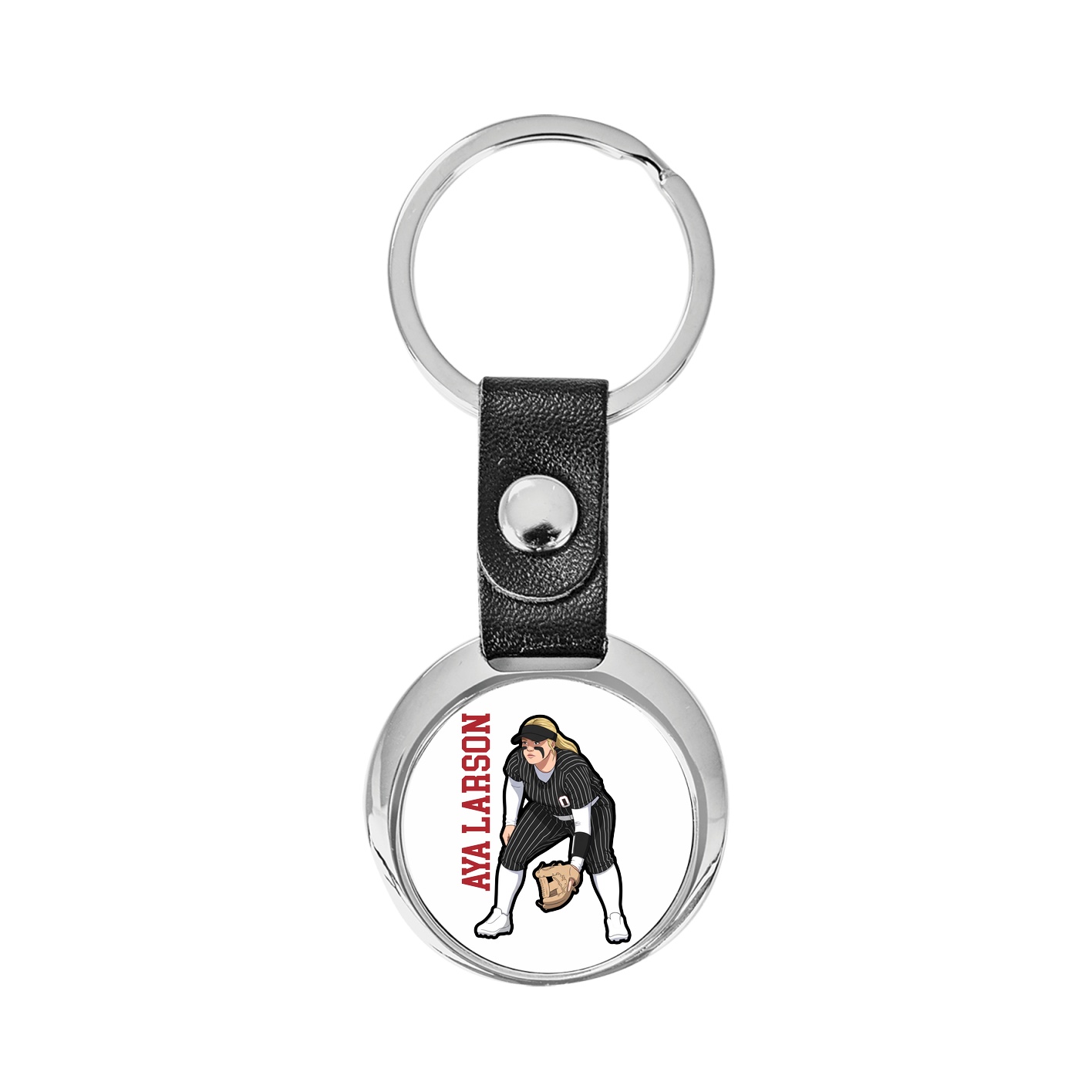 Key Chain — Name Vertical in Classic