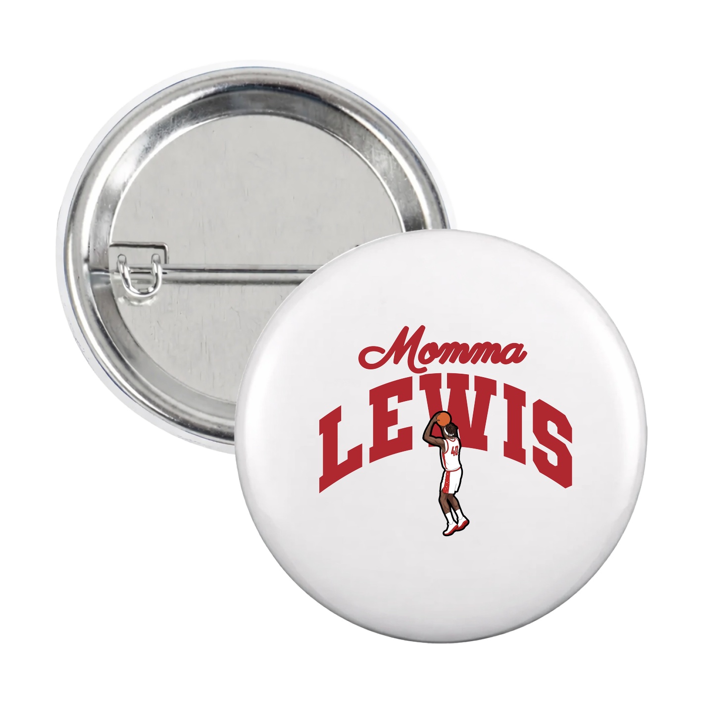 Game Day Button — Mothers Day Arch in White