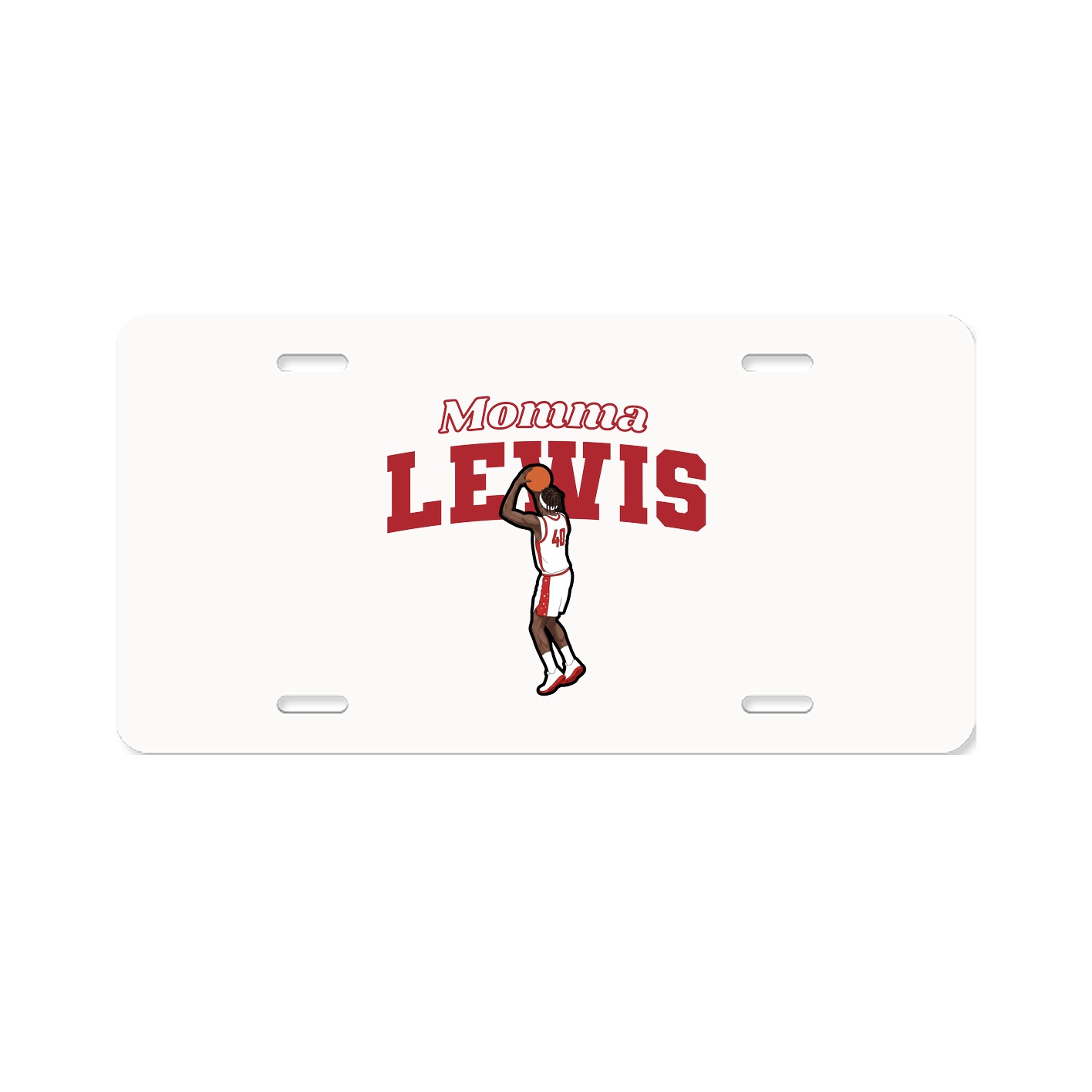 License Plate — Mothers Day Block in Classic