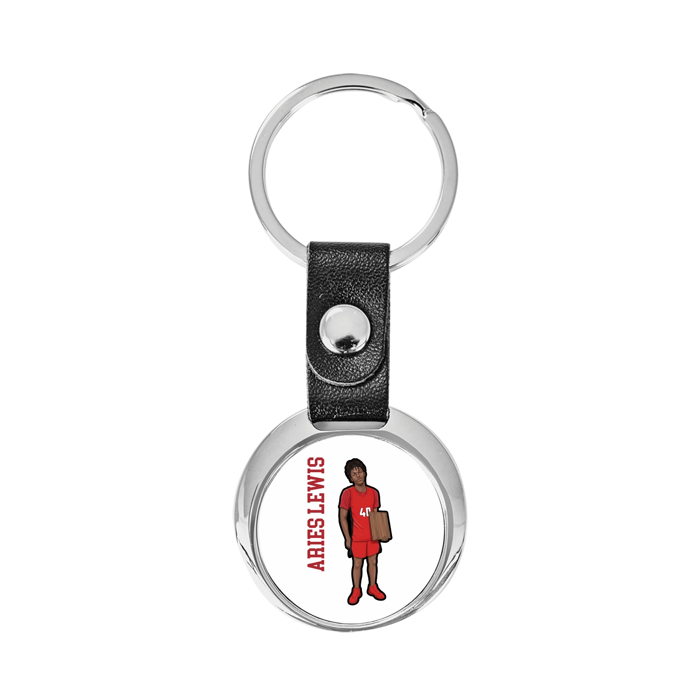 Key Chain — Name Vertical in Classic