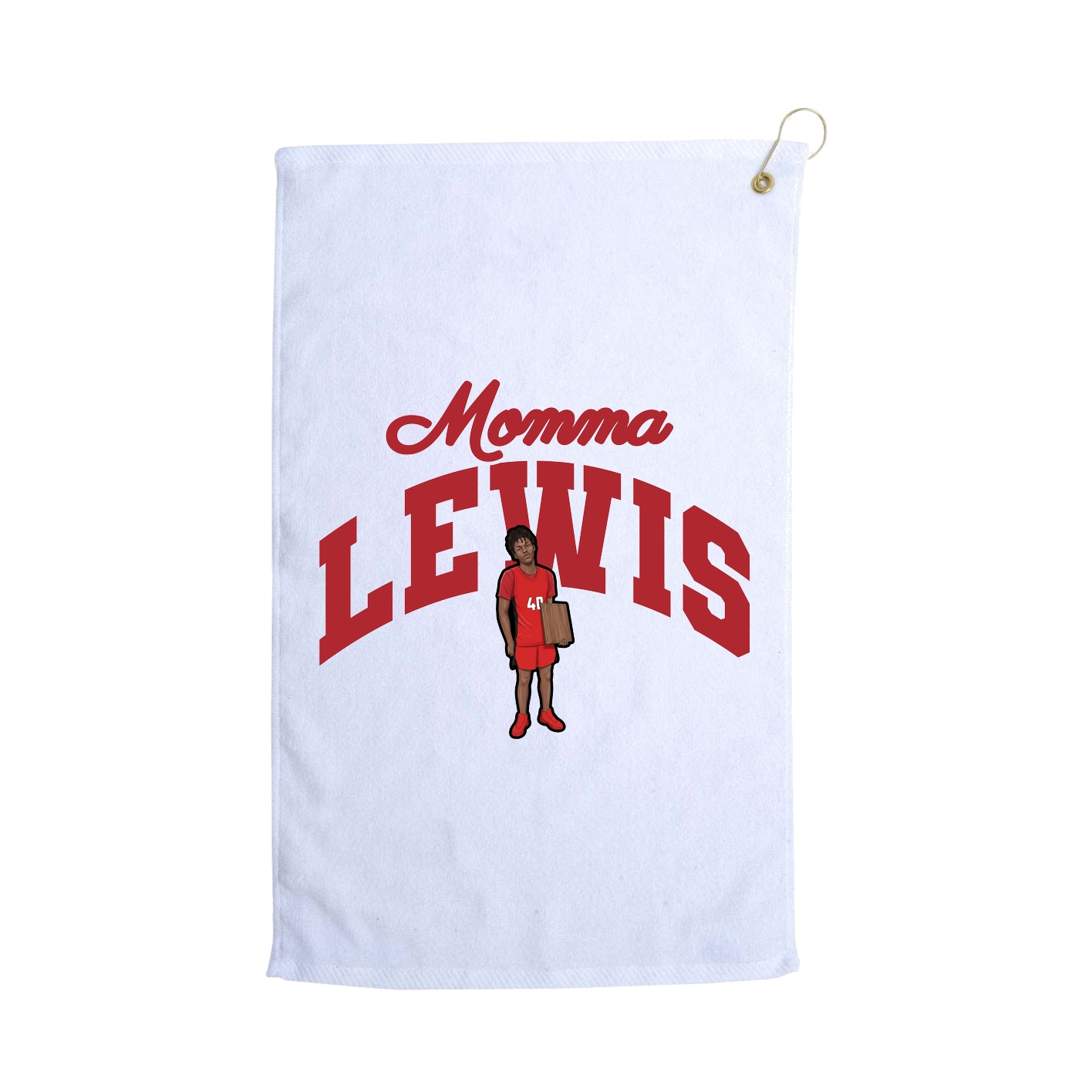 Golf Towel — Mothers Day Arch in White