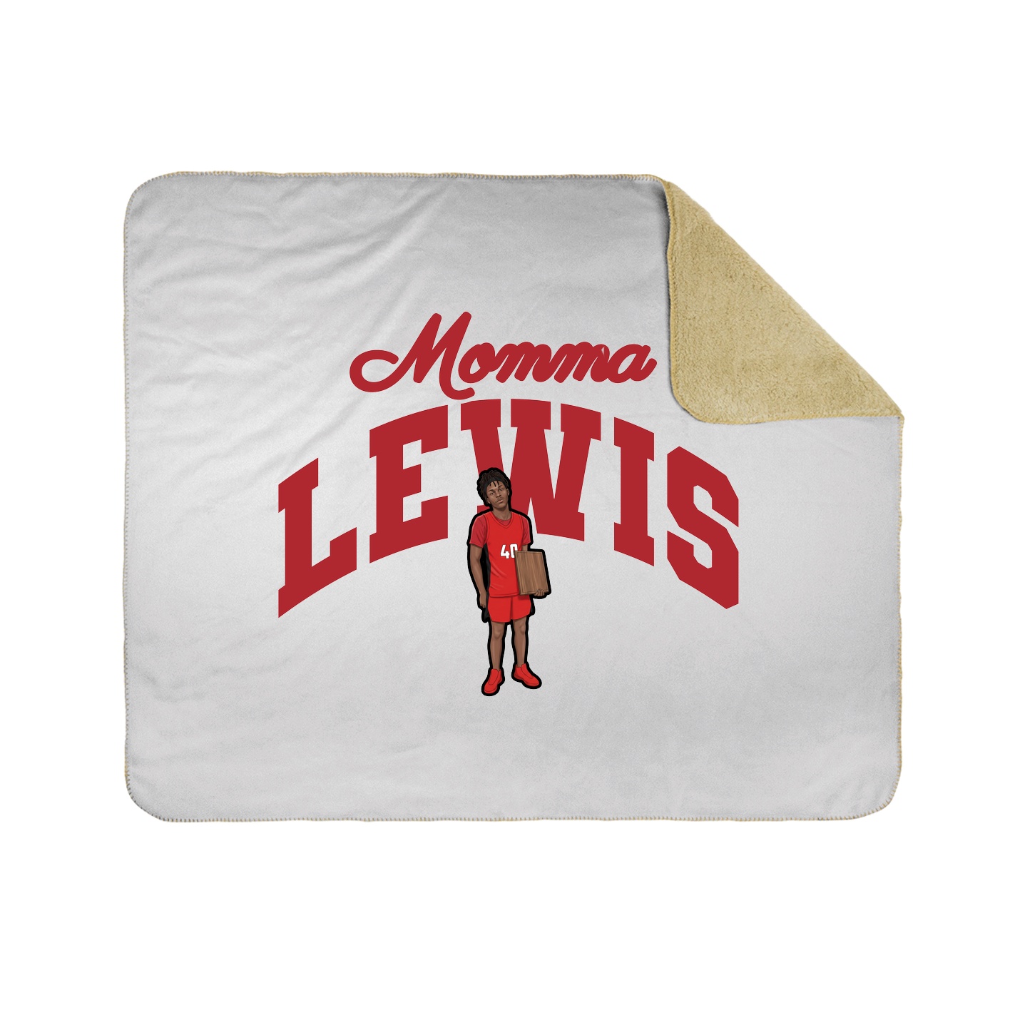 Throw Blanket — Mothers Day Arch in White