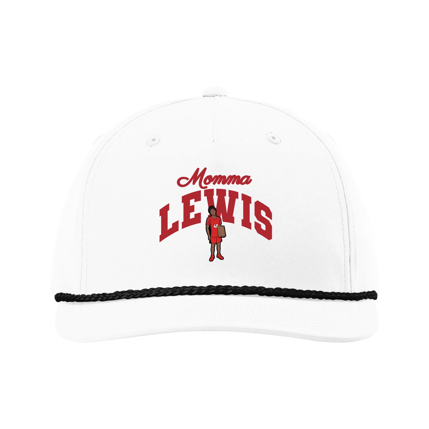 Five-Panel Classic Rope Cap — Mothers Day Arch in White