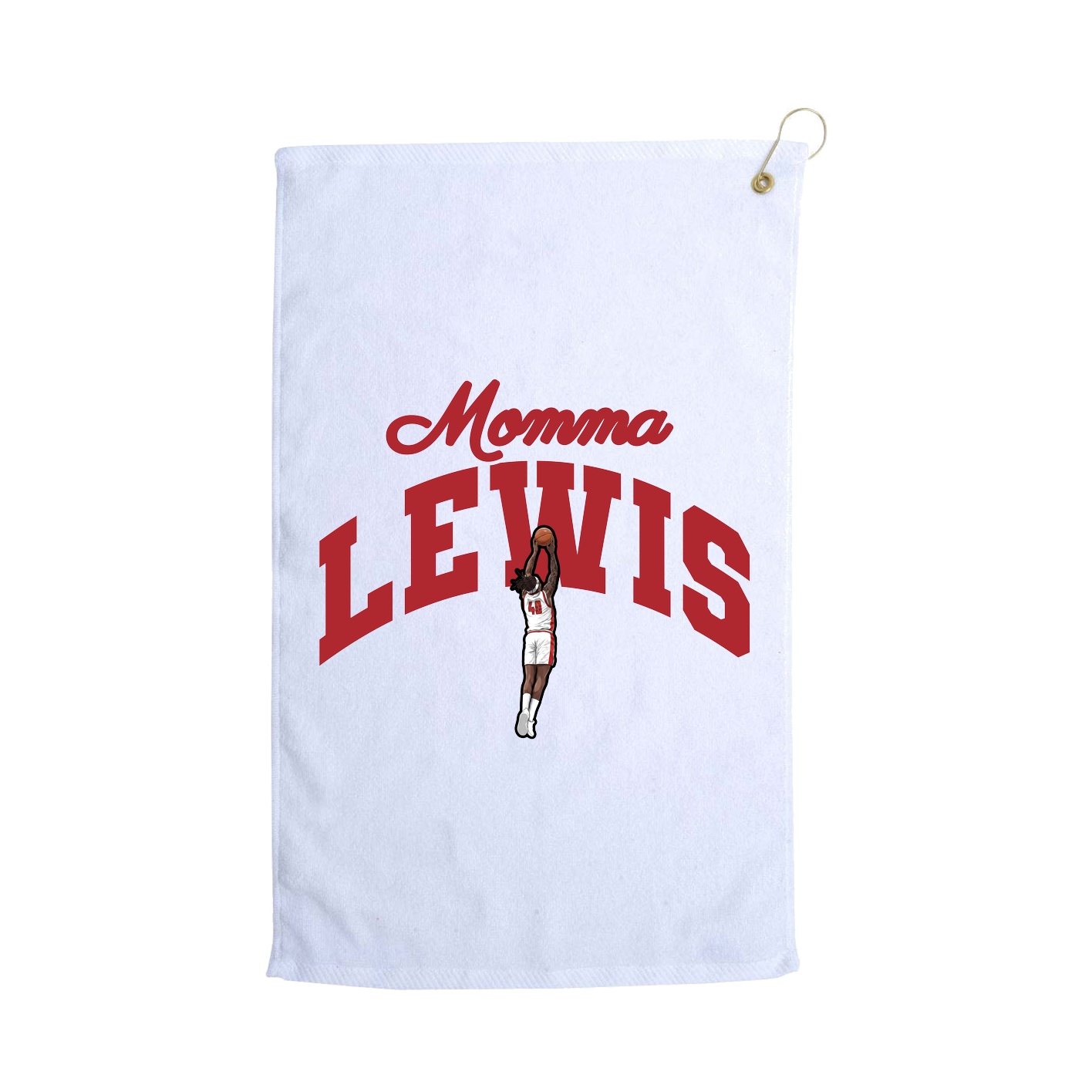 Golf Towel — Mothers Day Arch in White