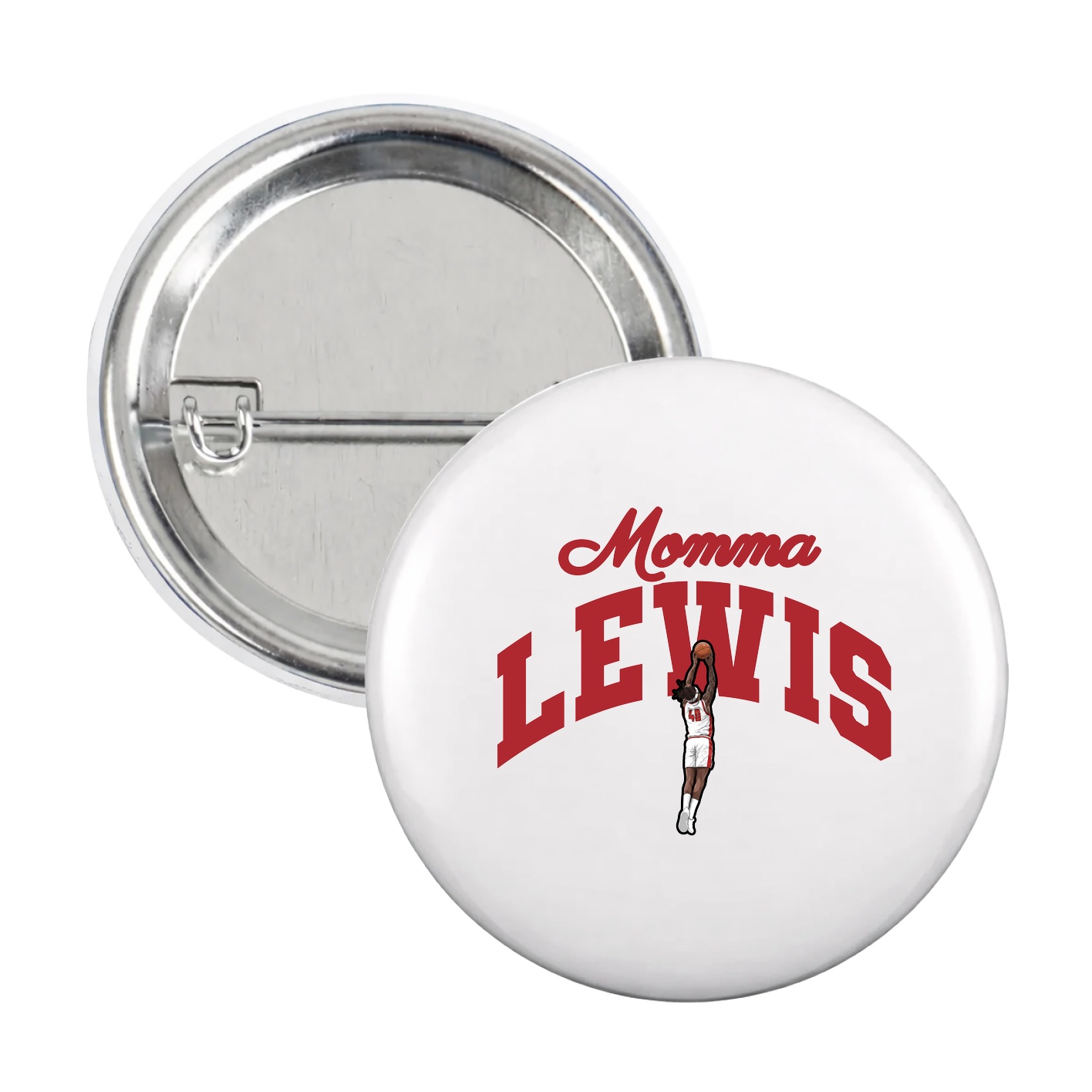 Game Day Button — Mothers Day Arch in White