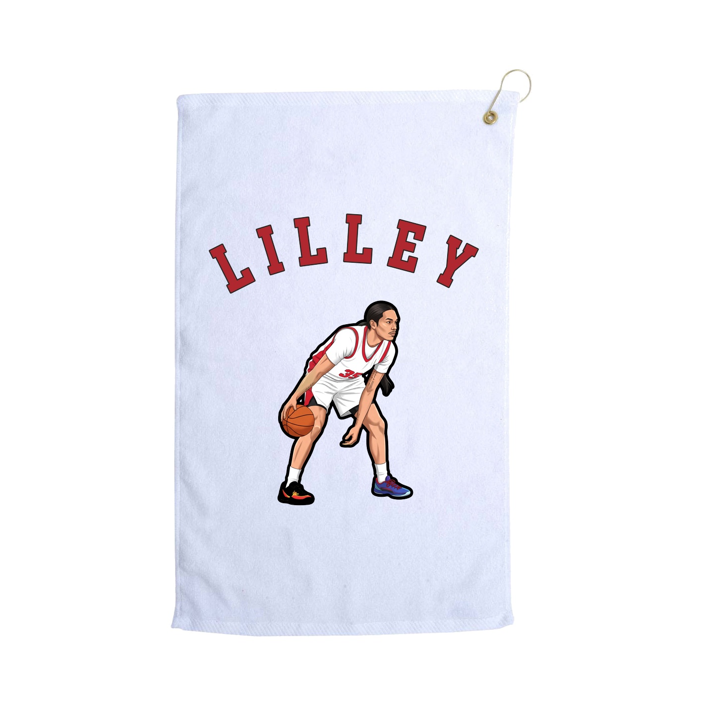 Golf Towel — Shirsey Arch in White