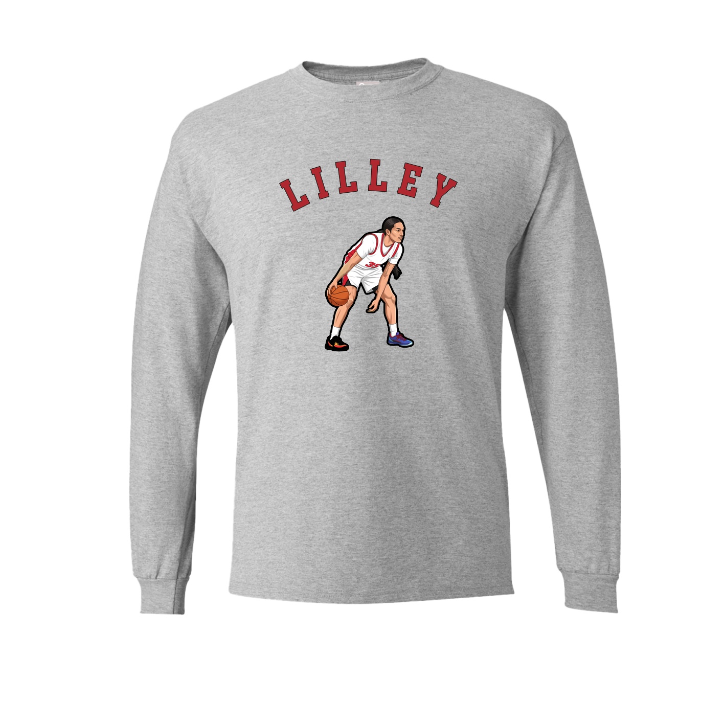 Long Sleeve Tee — Shirsey Arch in Grey