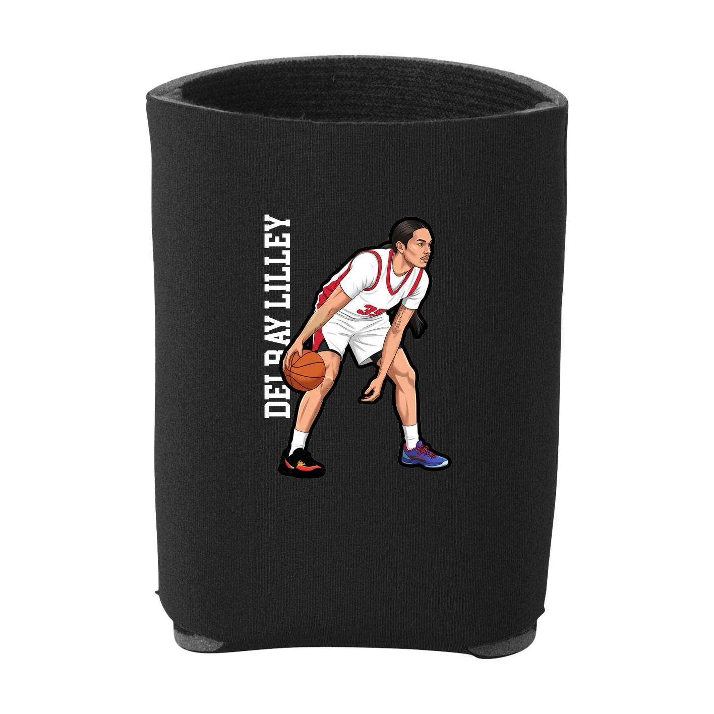 Can Holder — Name Vertical in Black