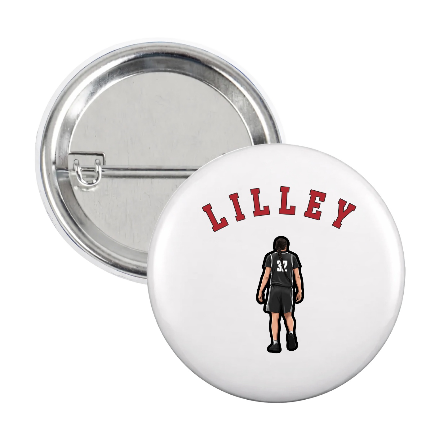 Game Day Button — Shirsey Arch in White