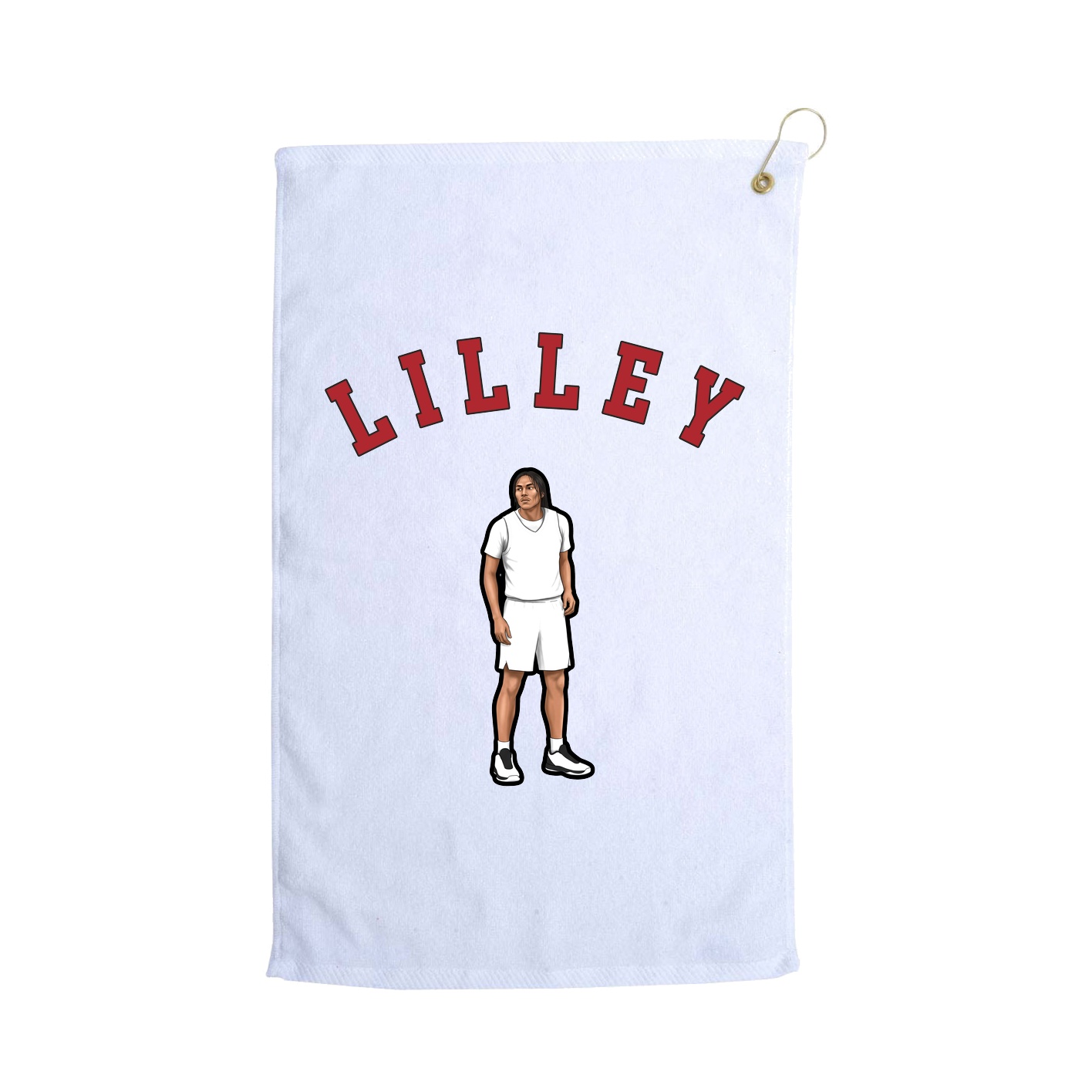 Golf Towel — Shirsey Arch in White