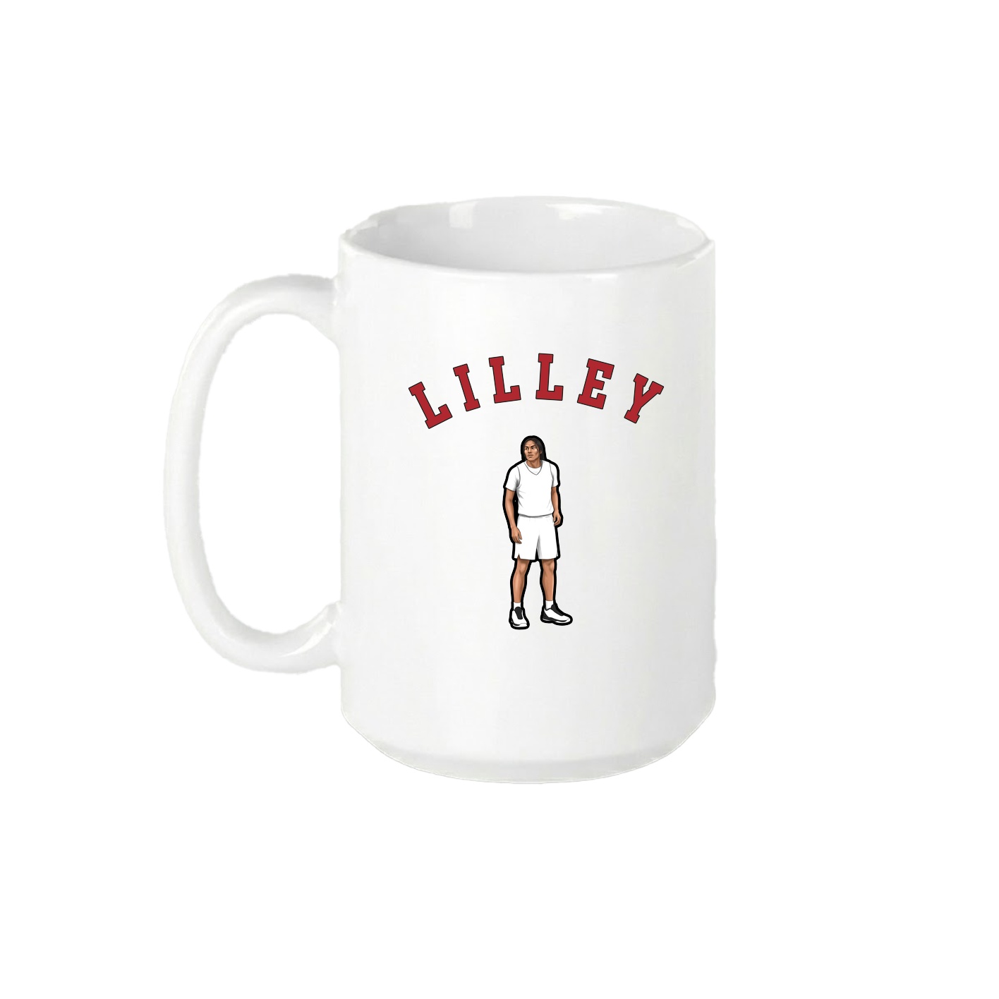 15oz Coffee Mug — Shirsey Arch in White