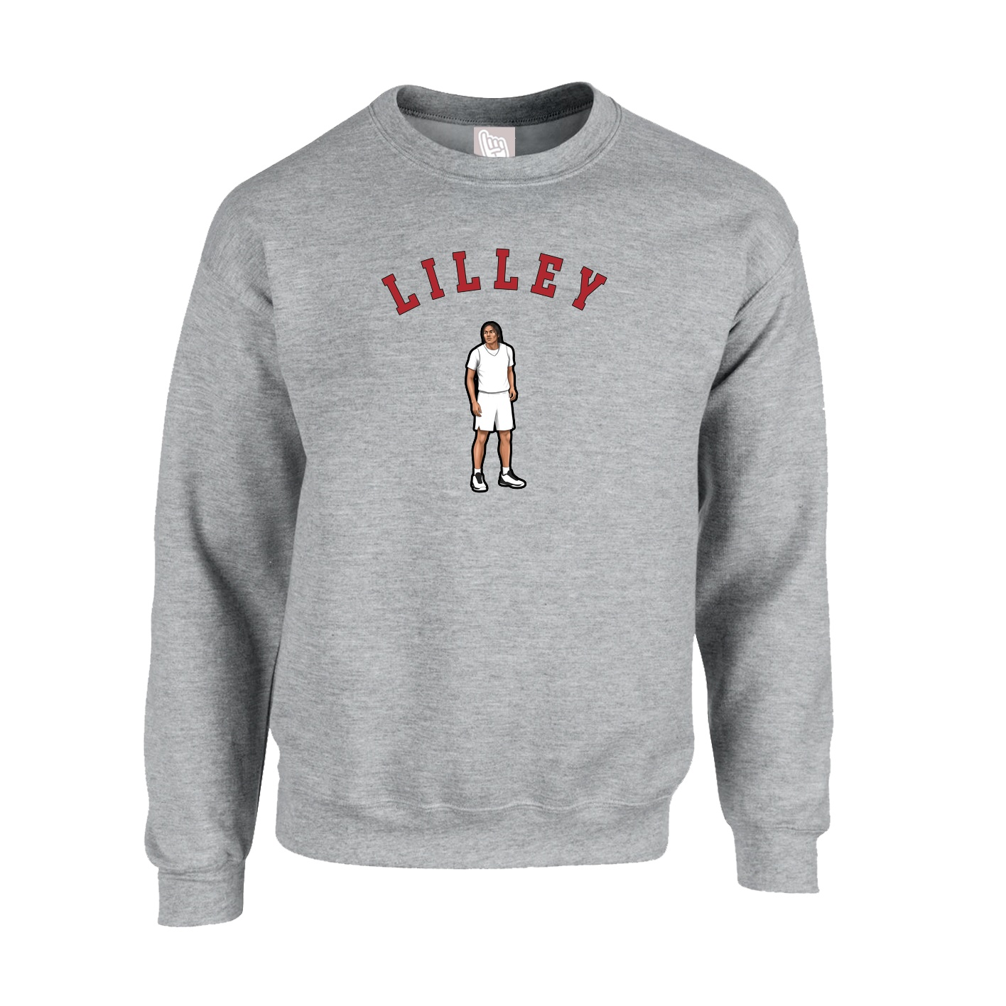 Fleece Crew — Shirsey Arch in Grey