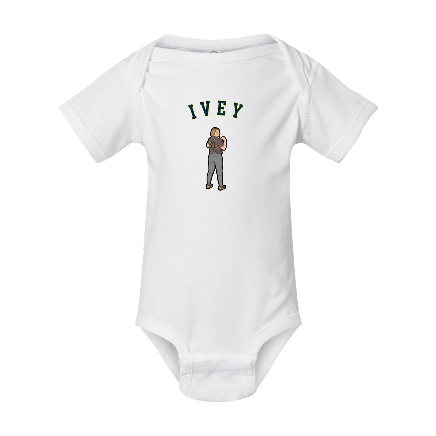 Baby Onesie — Shirsey Arch in White