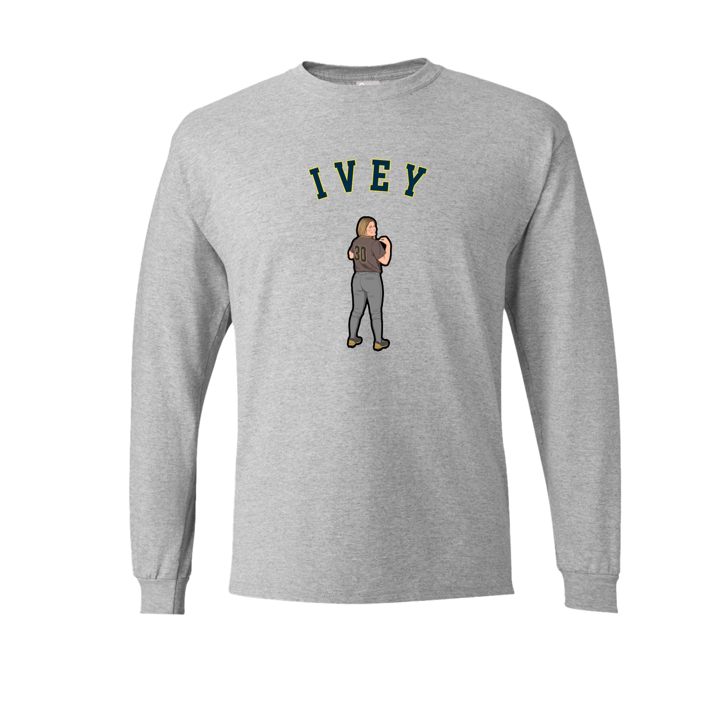 Long Sleeve Tee — Shirsey Arch in Grey