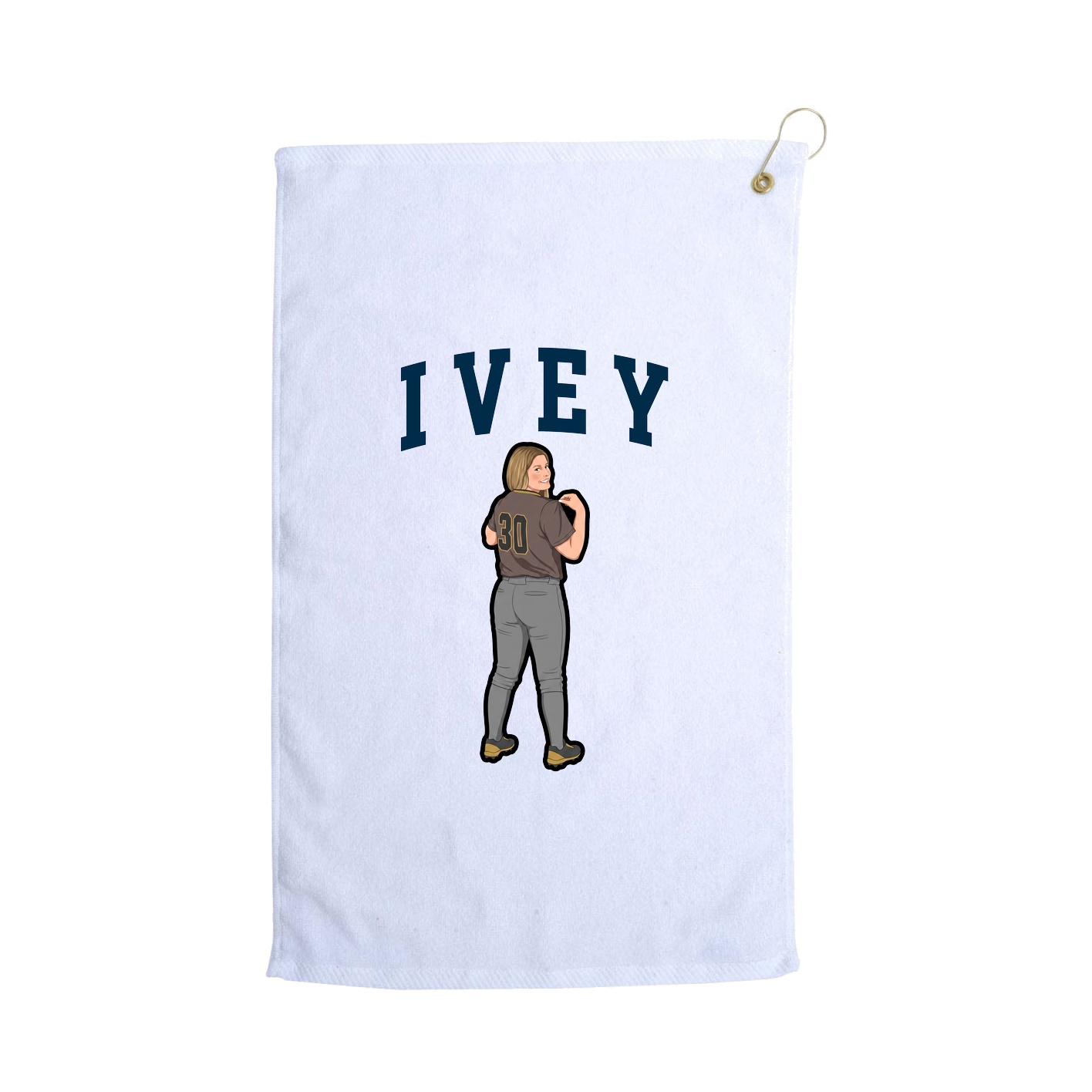 Golf Towel — Shirsey in White