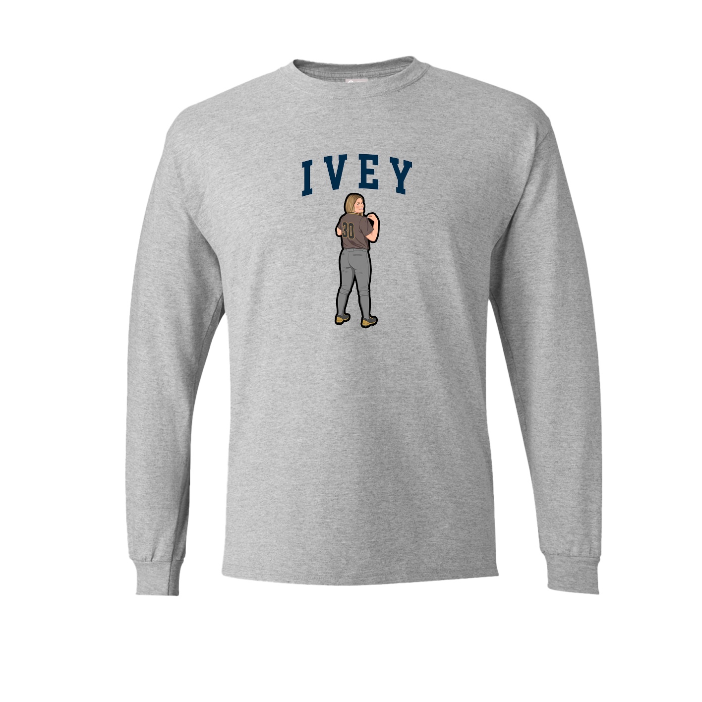 Long Sleeve Tee — Shirsey in Grey