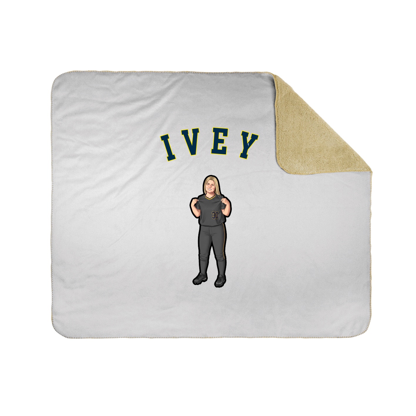 Throw Blanket — Shirsey Arch in White