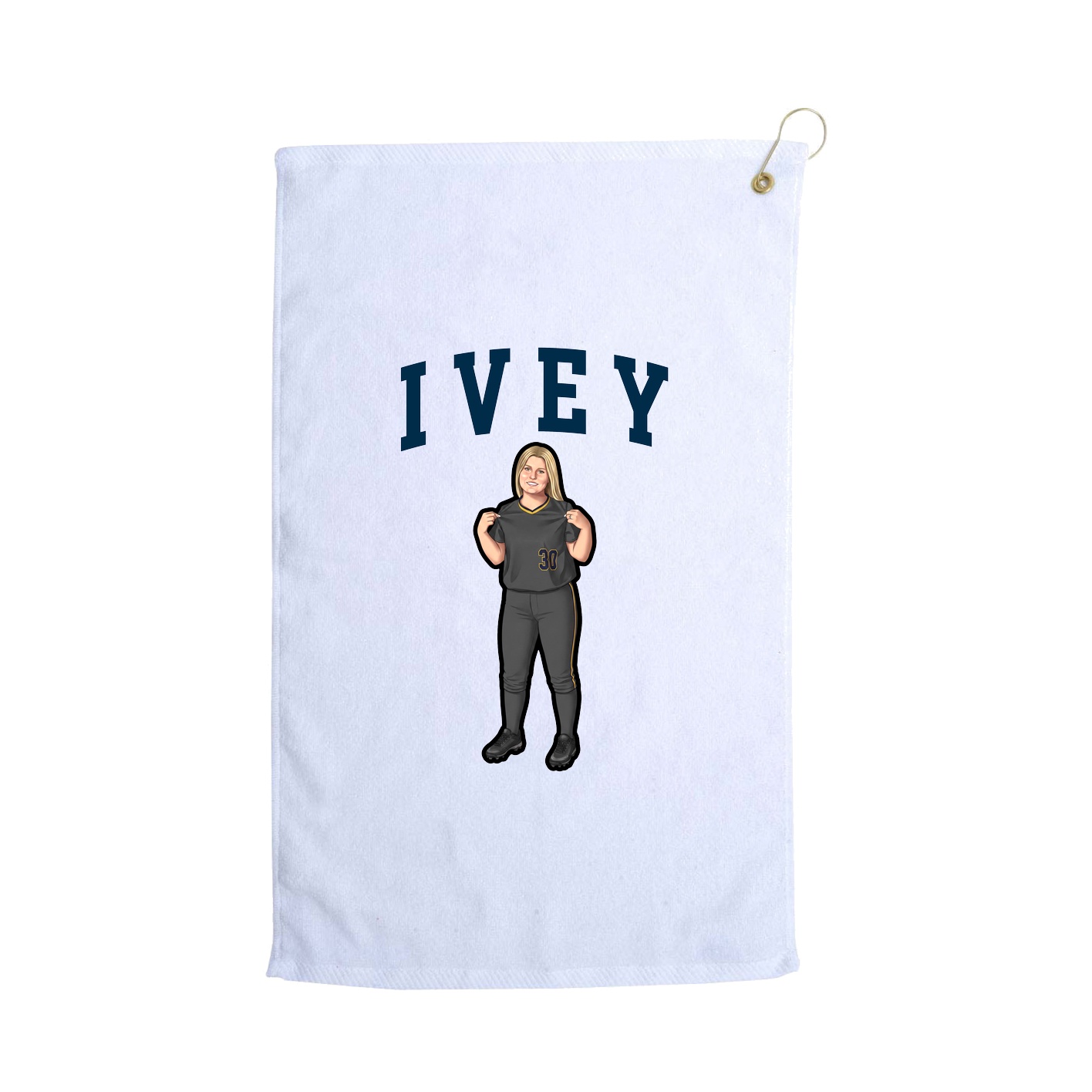Golf Towel — Shirsey in White