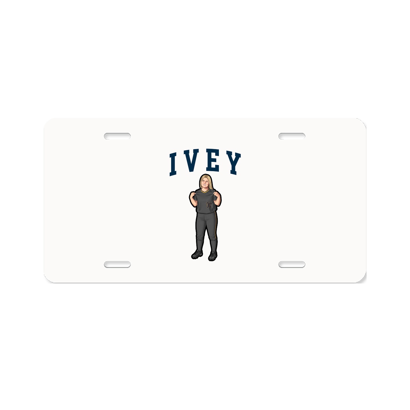 License Plate — Shirsey in Classic