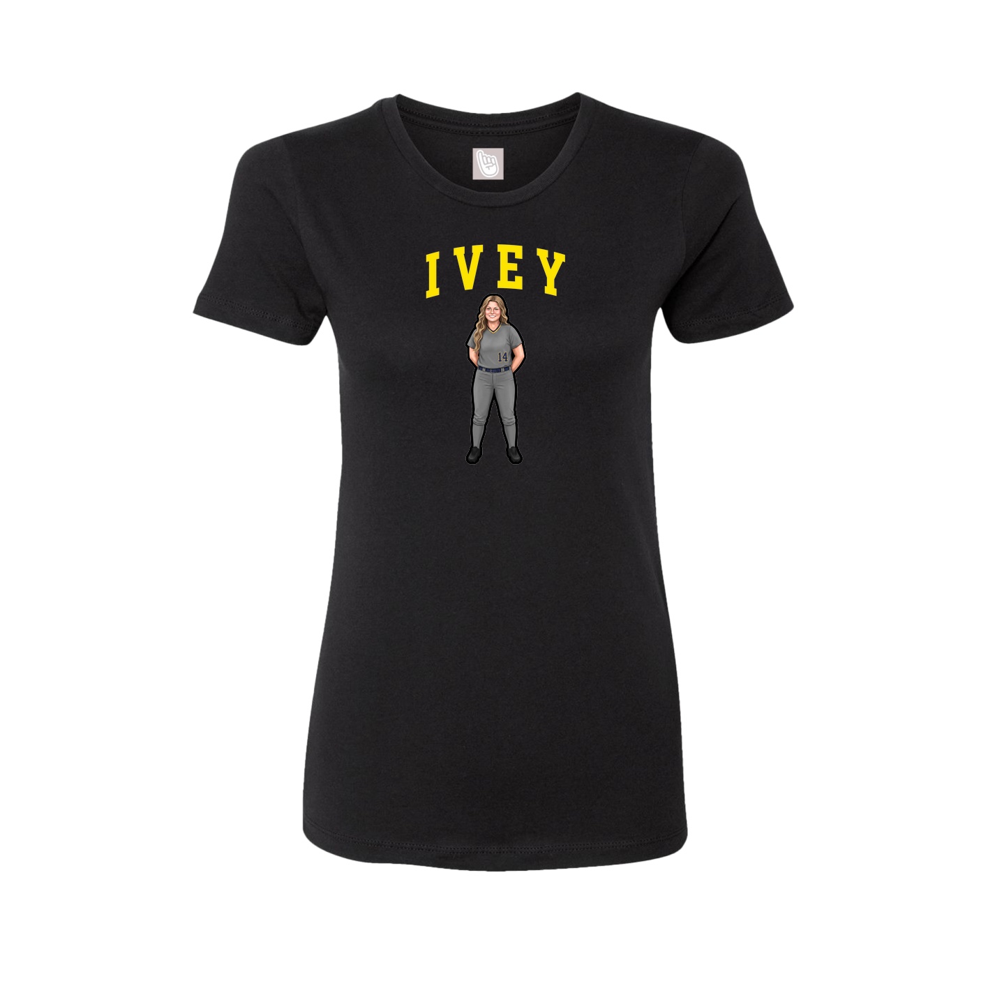 Fitted Women's Tee — Shirsey in Black