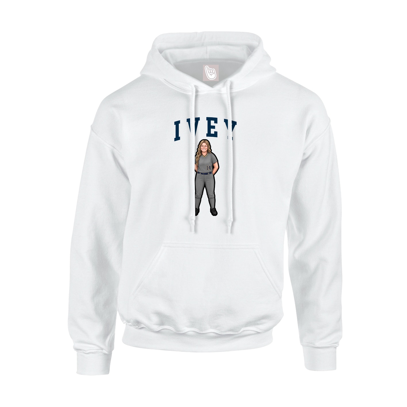Youth Hoodie — Shirsey in White