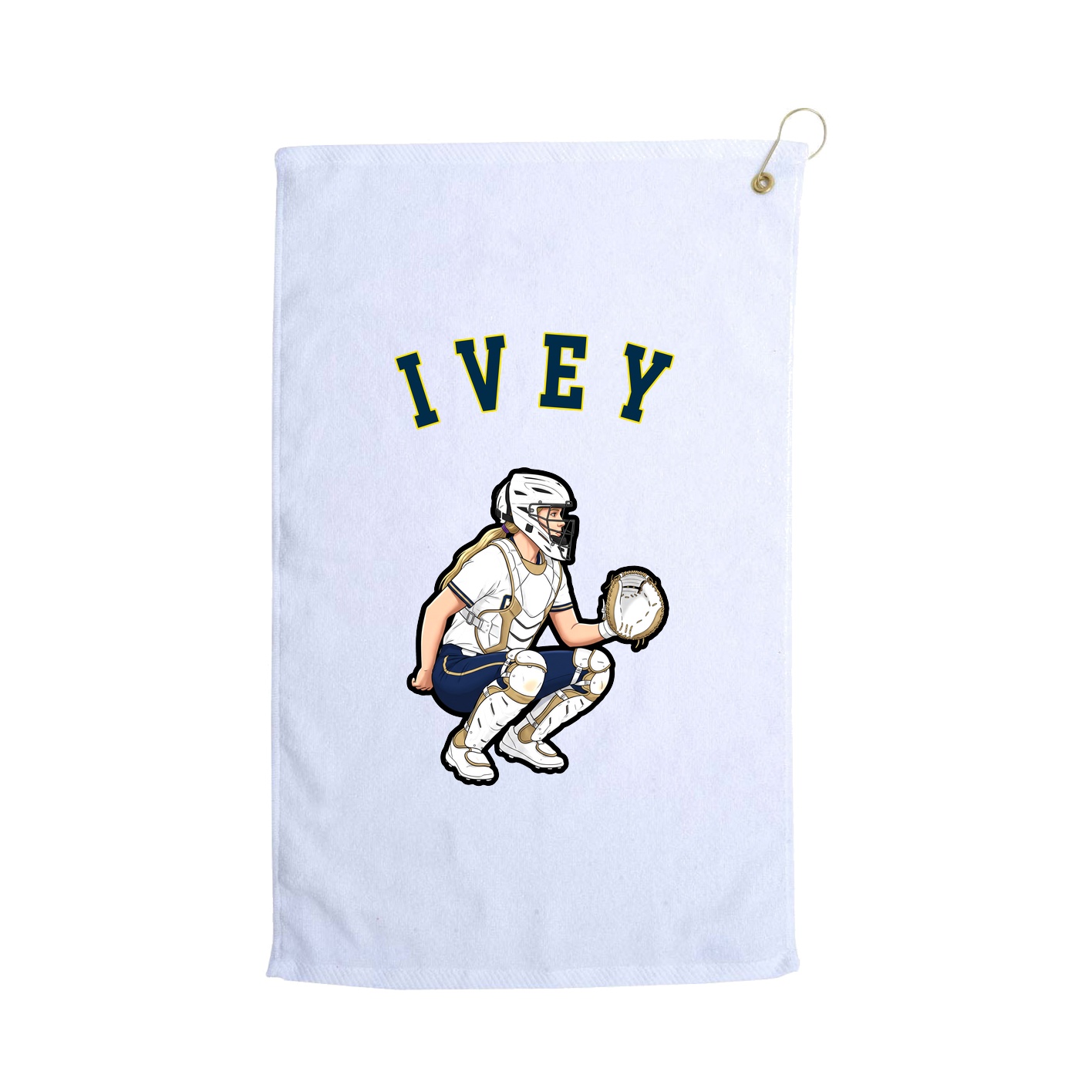 Golf Towel — Shirsey Arch in White