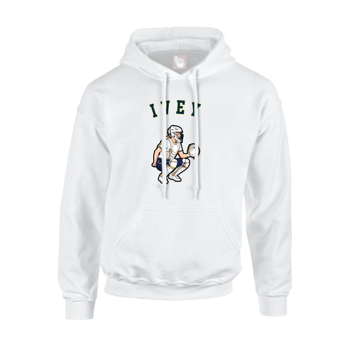 Youth Hoodie — Shirsey Arch in White