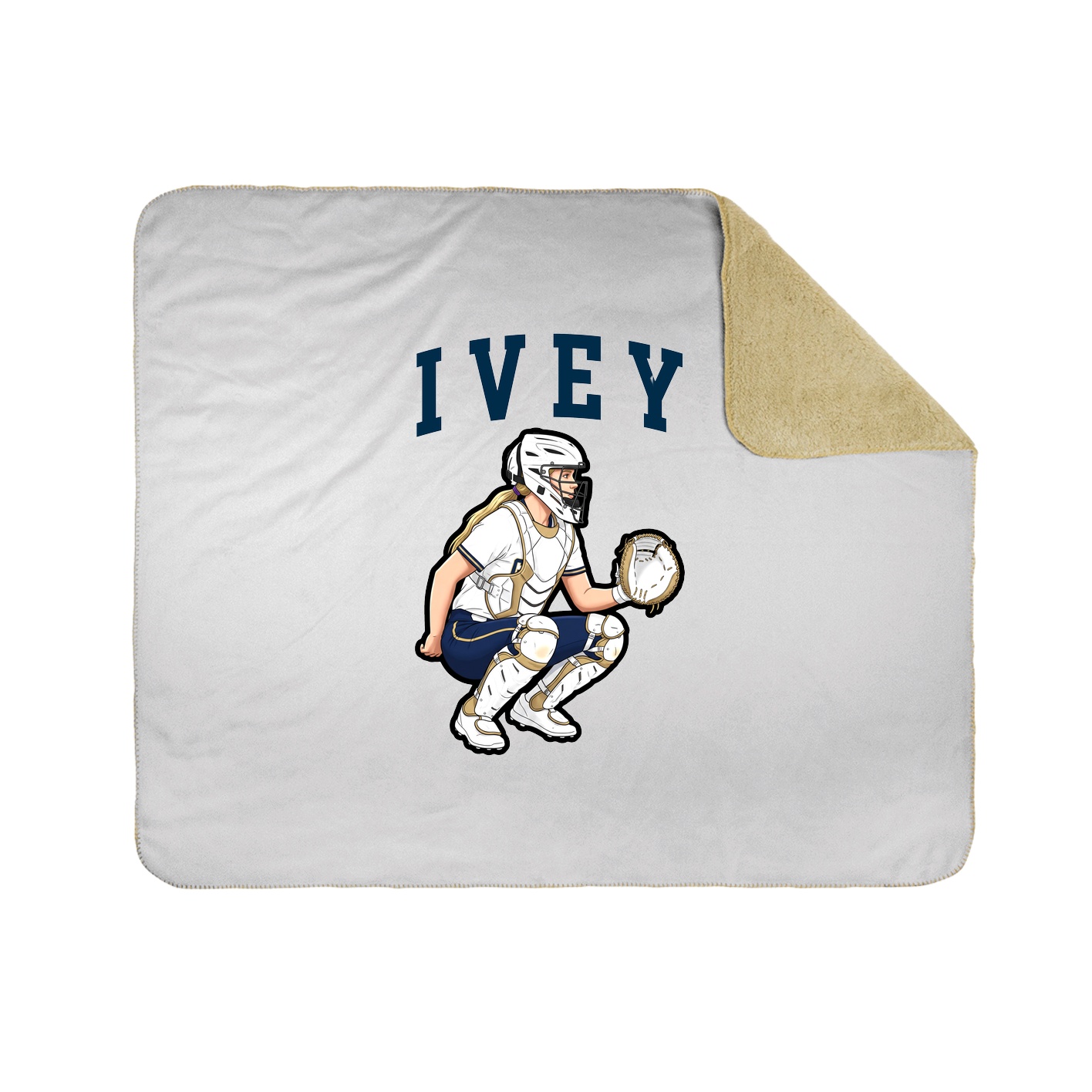 Throw Blanket — Shirsey in White