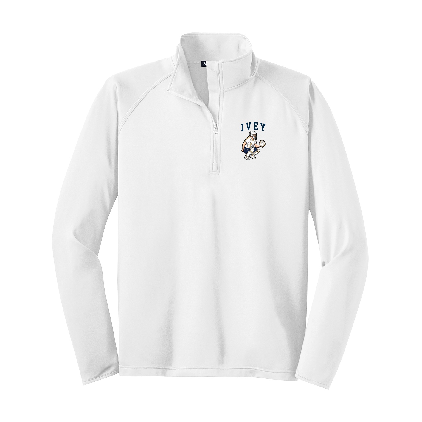 Q-Zip Pullover — Shirsey in White