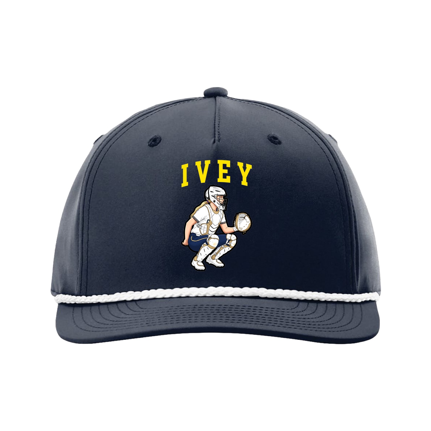 Five-Panel Classic Rope Cap — Shirsey in Navy