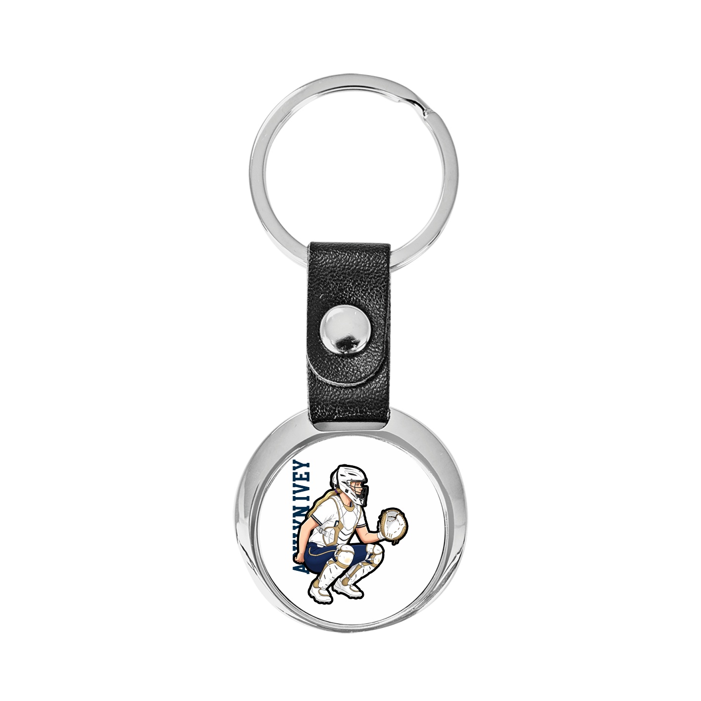 Key Chain — Name Vertical in Classic