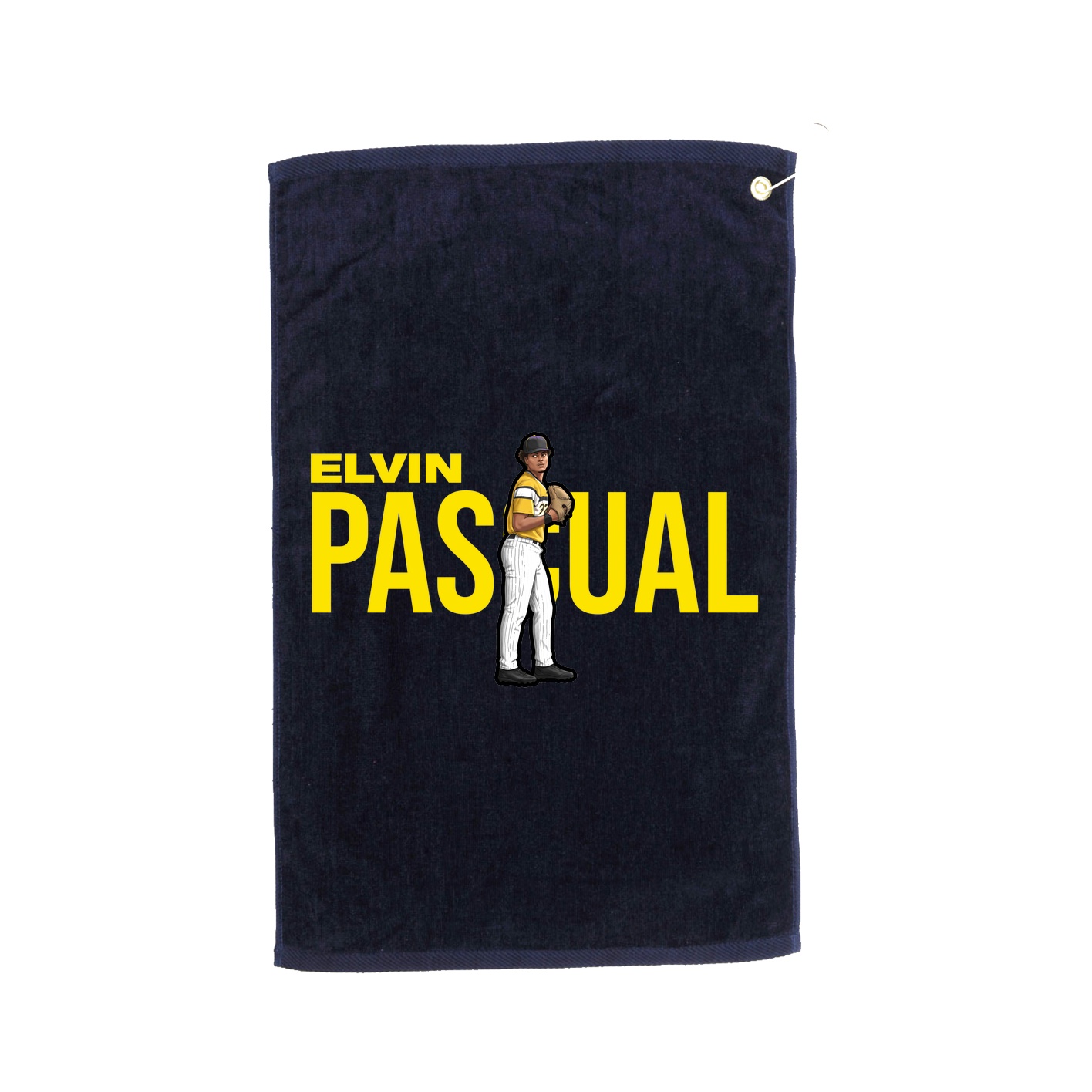 Golf Towel — Player Name in Navy