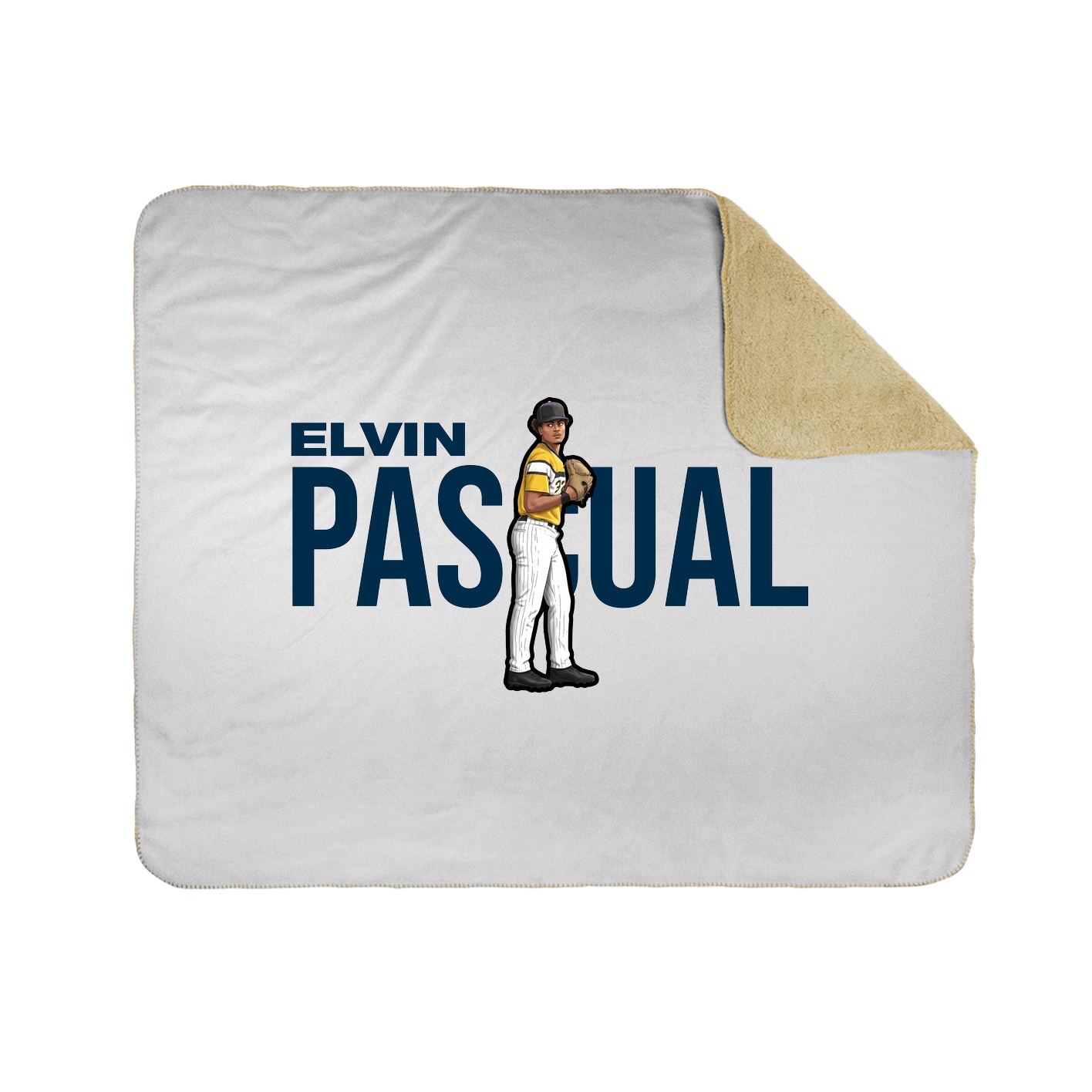 Throw Blanket — Player Name in White