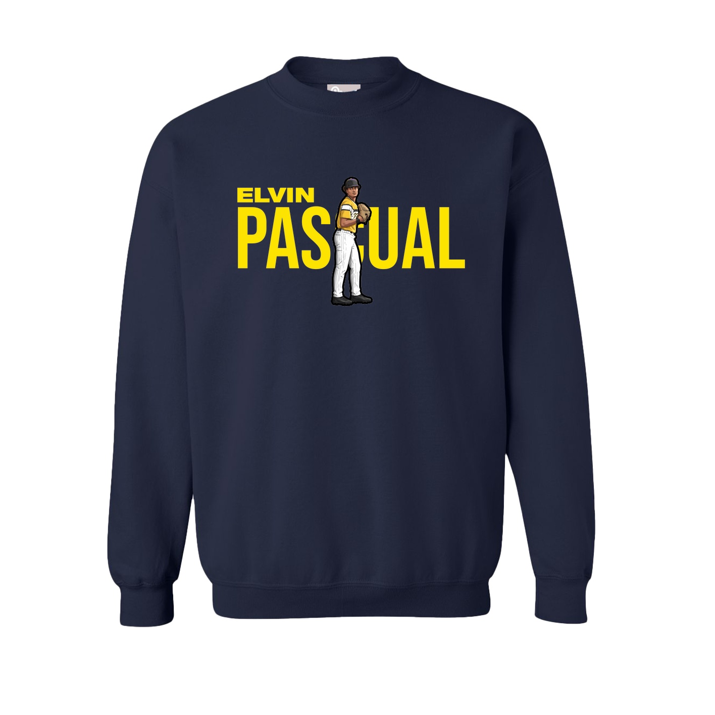 Fleece Crew — Player Name in Navy